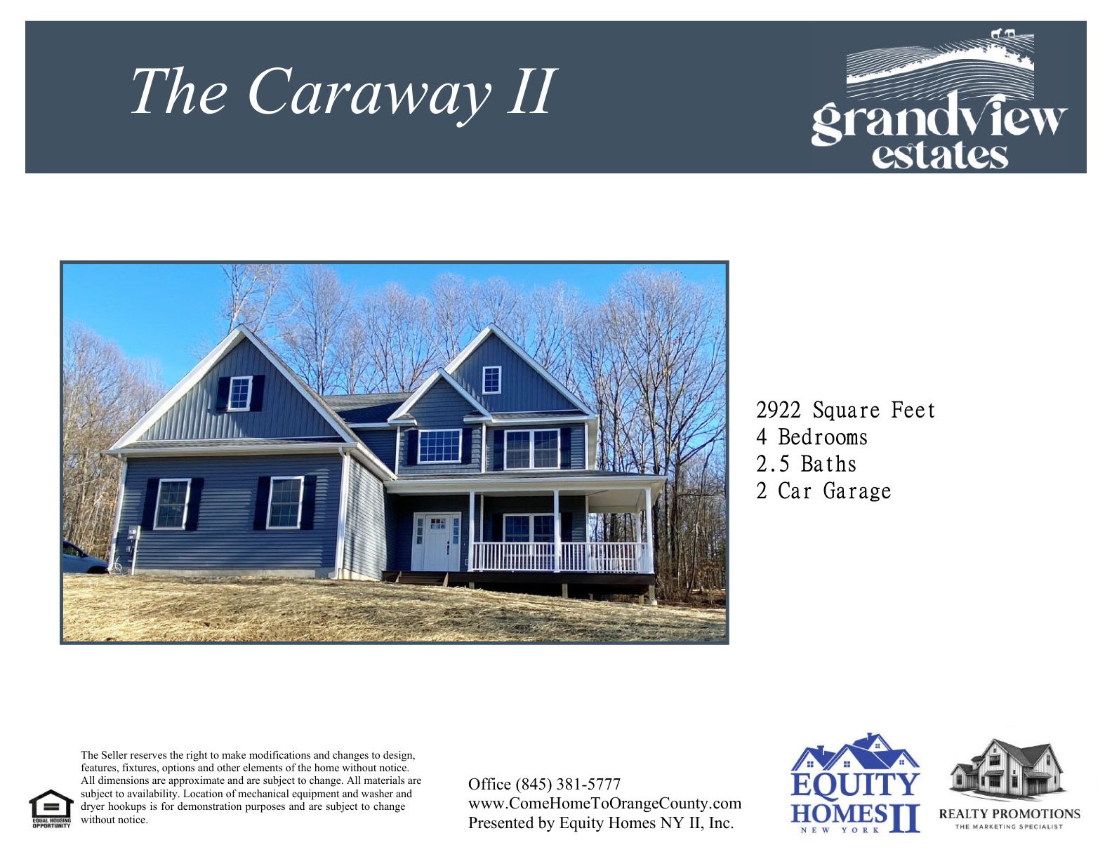 The Caraway II - Grandview Estates: Middletown, New York - Ridgebury Estates