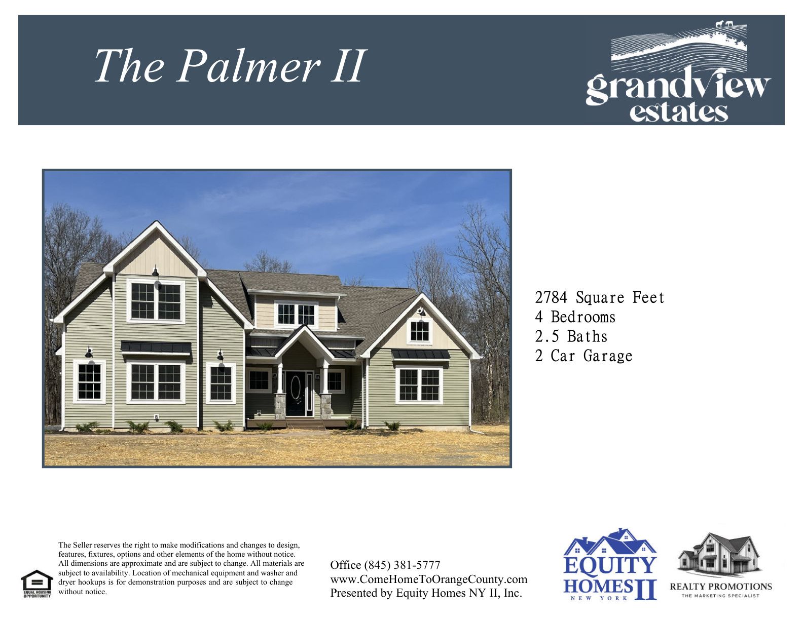 The Palmer II - Grandview Estates: Middletown, New York - Ridgebury Estates