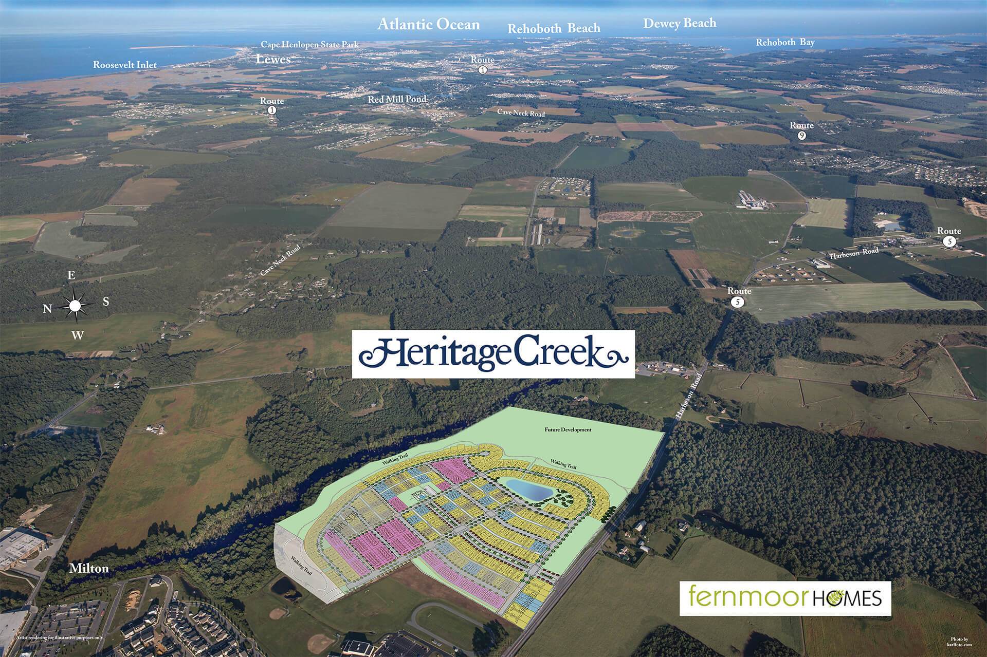 homes in Heritage Creek by Fernmoor Homes