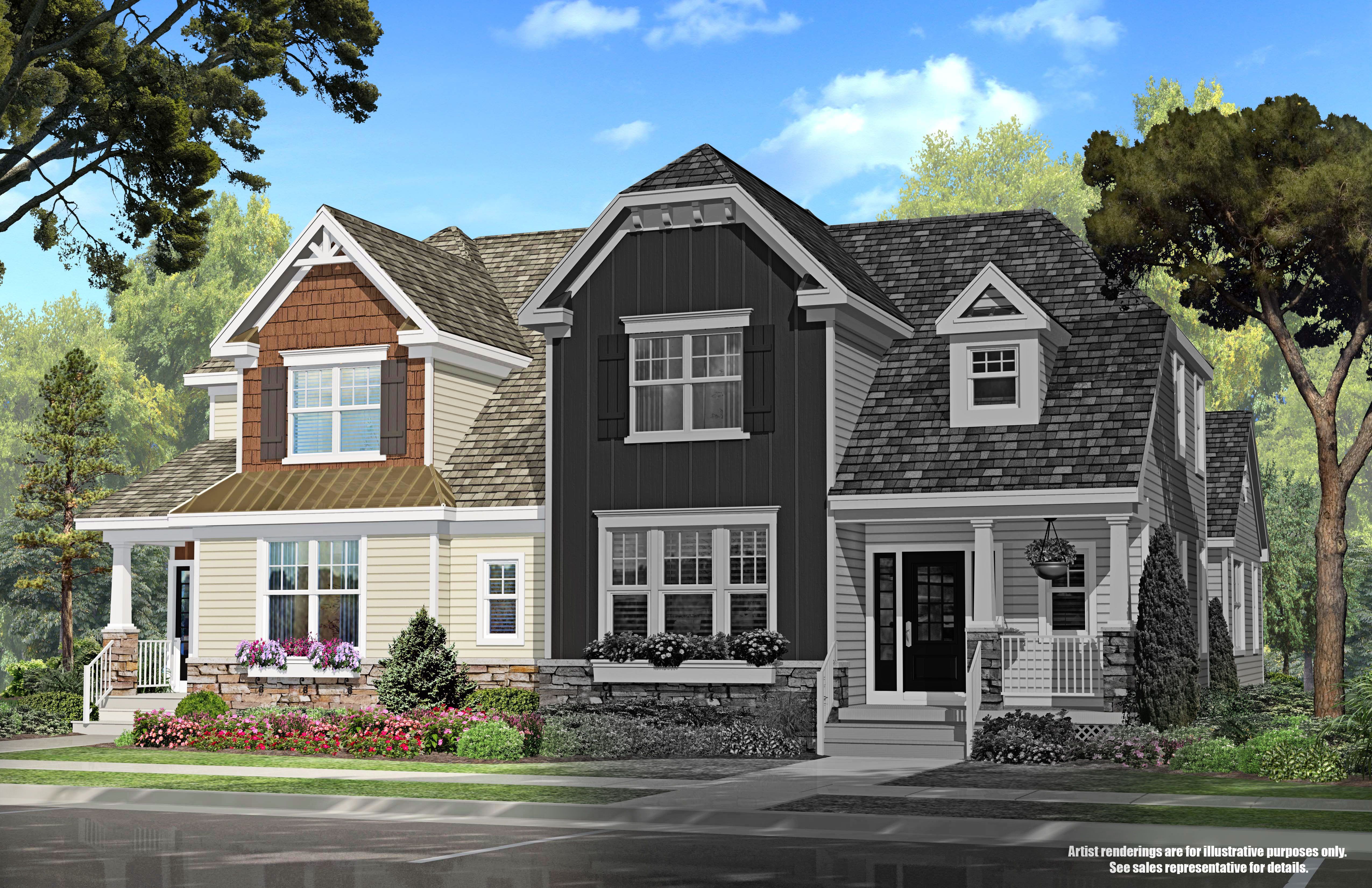 Franklin Duplex - Heritage Creek: Milton, Delaware - Fernmoor Homes