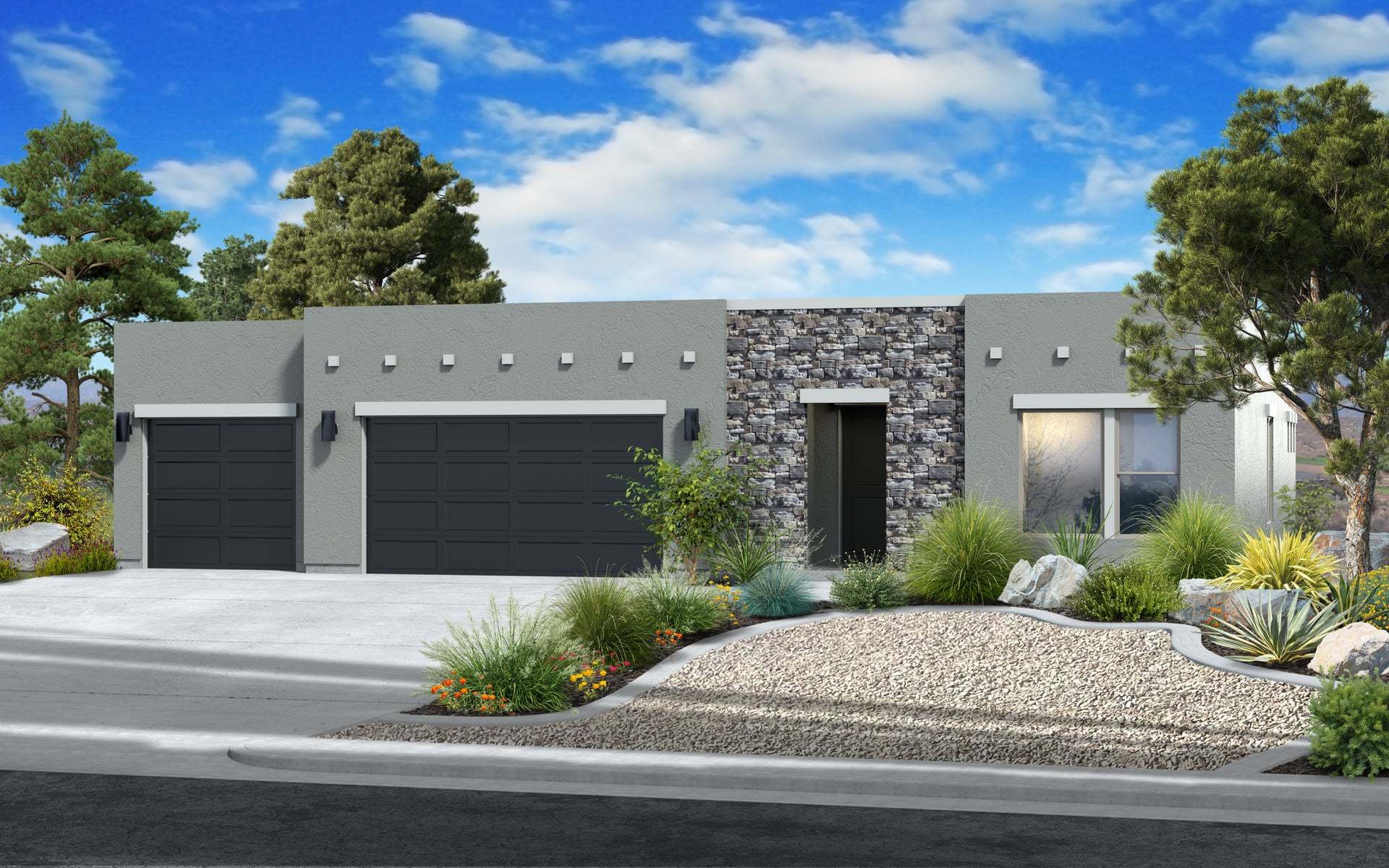 Cordova Desert Contemporary - Rosalia Ridge At Divario: Saint George, Utah - Fieldstone Homes