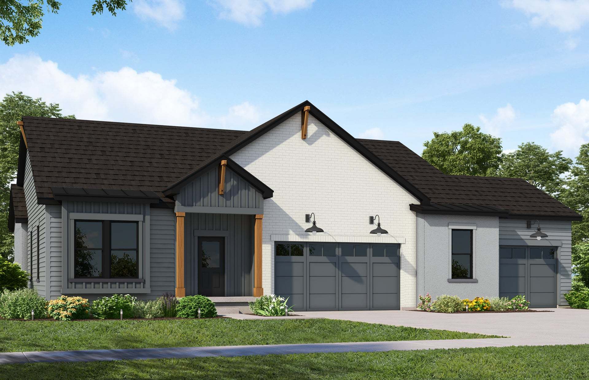 Fieldcrest Modern Farmhouse - Canyon Point: Lehi, Utah - Fieldstone Homes
