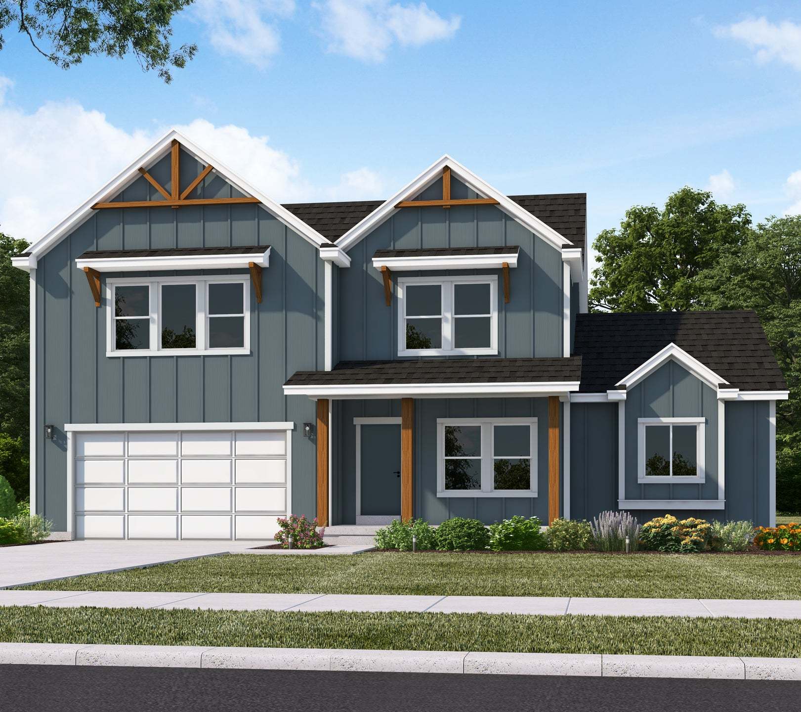 Uinta Farmhouse - ADU Option - Antelope Meadows: Eagle Mountain, Utah - Fieldstone Homes
