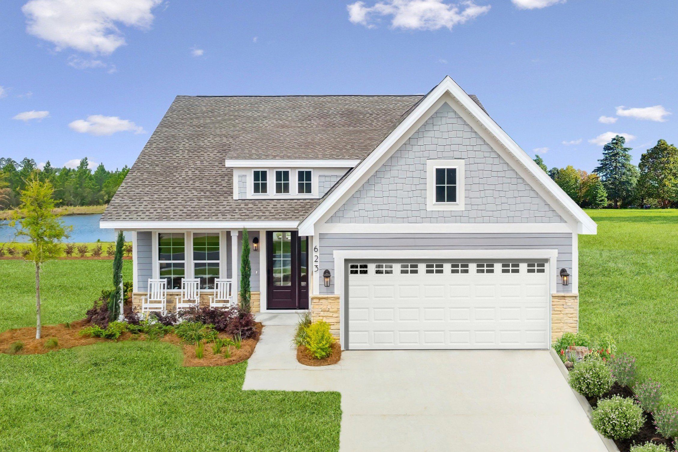 Salt Grass at Ward Creek por Fischer Homes en Panama City Florida