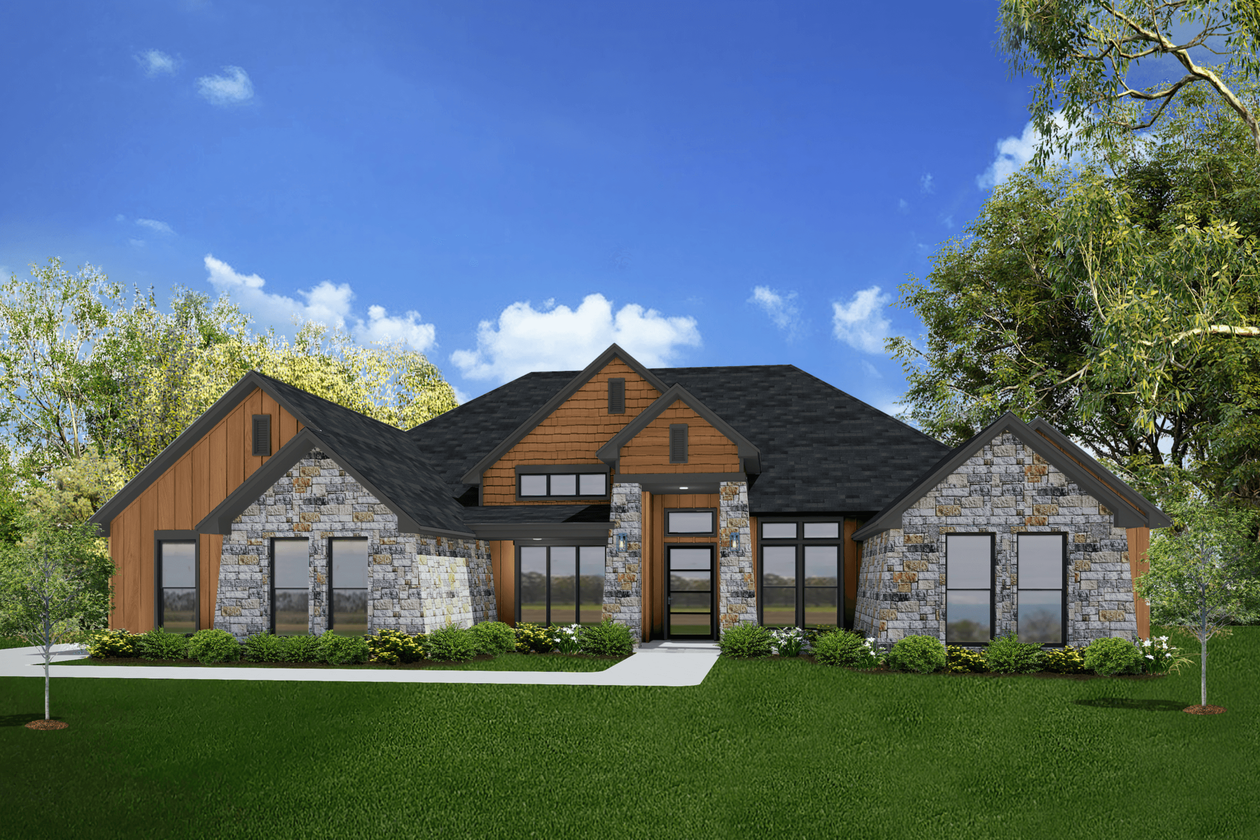 King Oaks por Flintrock Builders en Killeen Texas