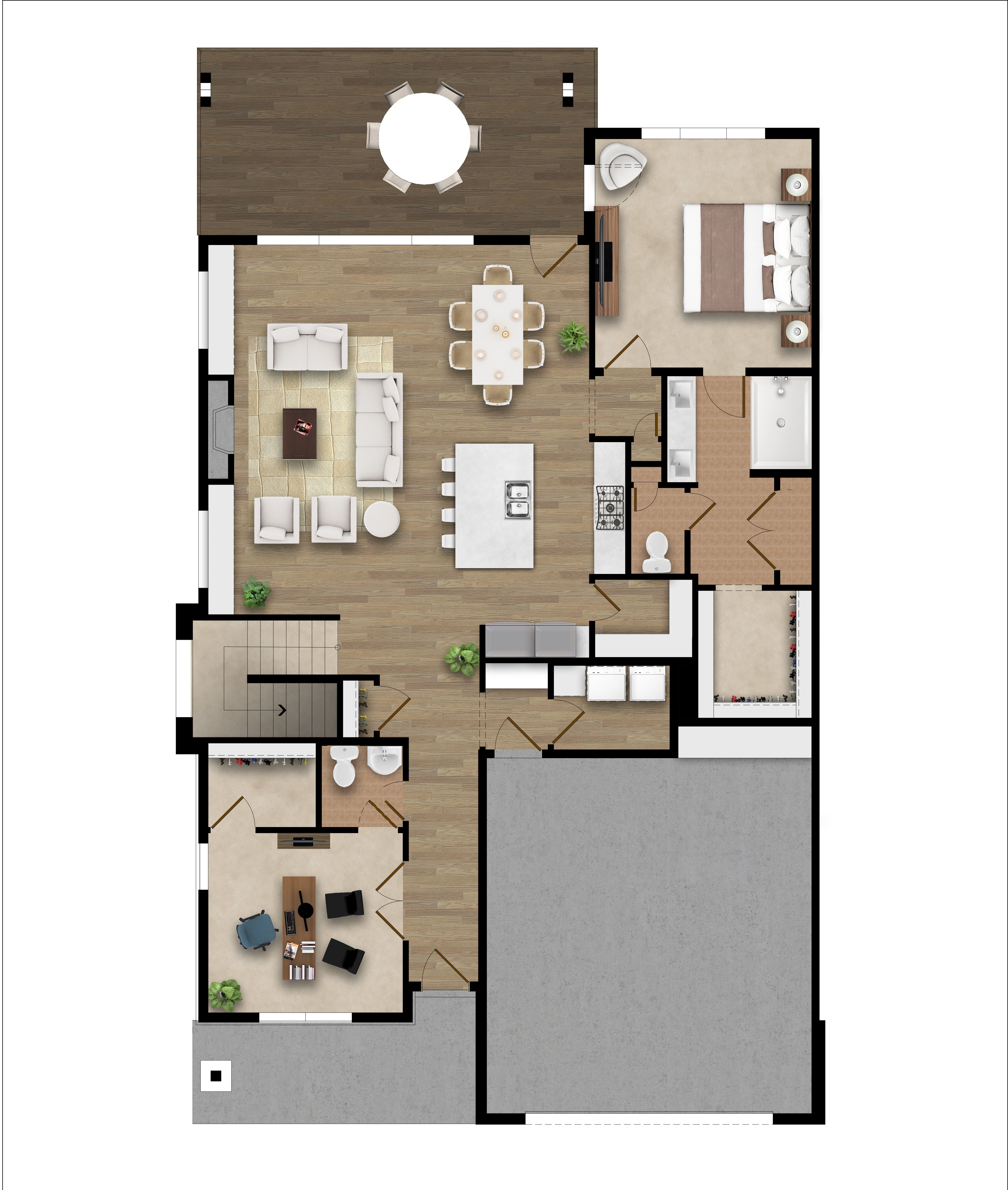 main level