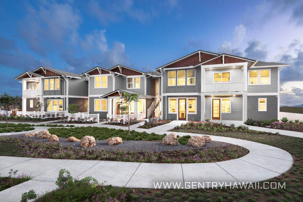 Kainalu - Ka'ulu Townhomes: Kapolei, Hawaii - Gentry Homes