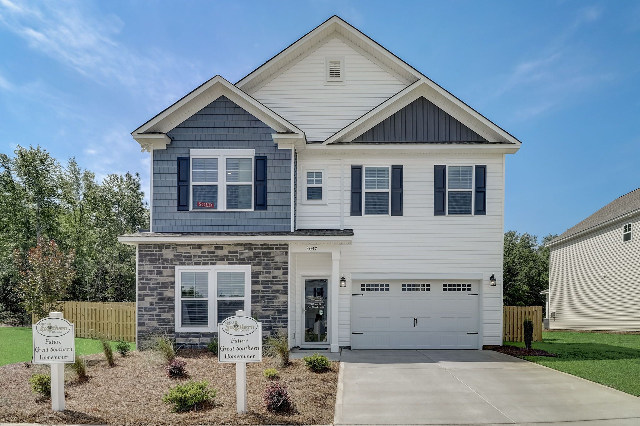 Beach Forest por Great Southern Homes en Sumter South Carolina