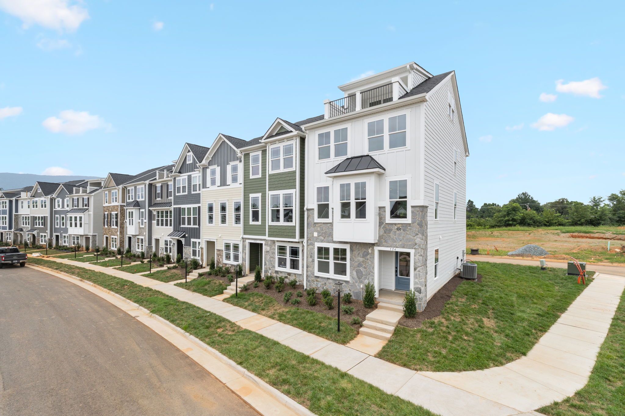 The Poplar II - Glenbrook Townhomes: Crozet, Virginia - Greenwood Homes