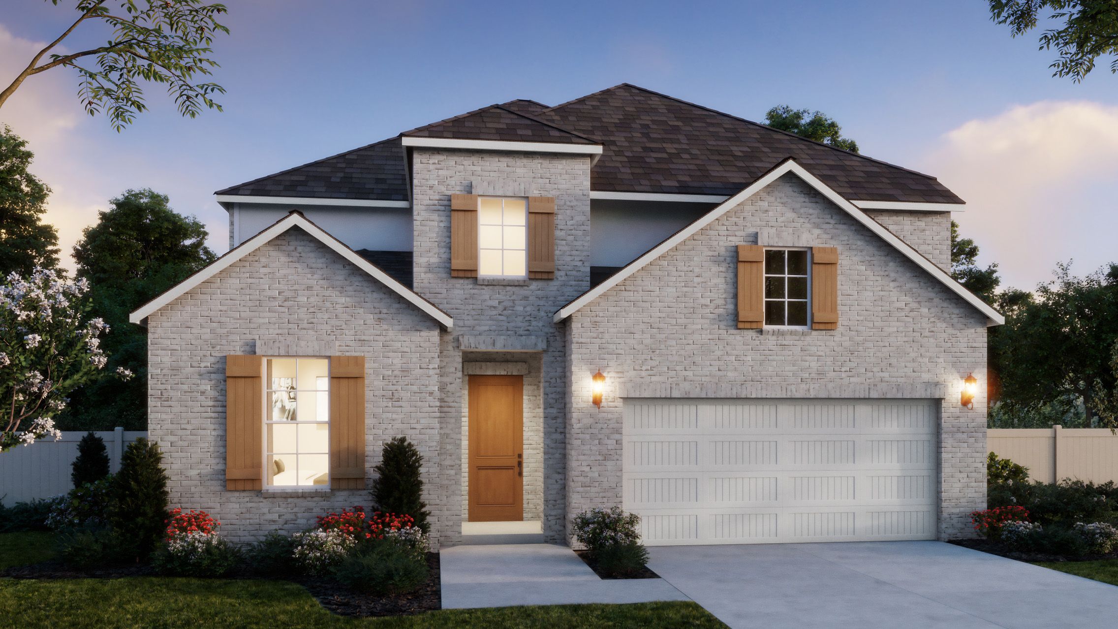 Toulouse II - Painted Tree - Woodland West: McKinney, Texas - Normandy Homes