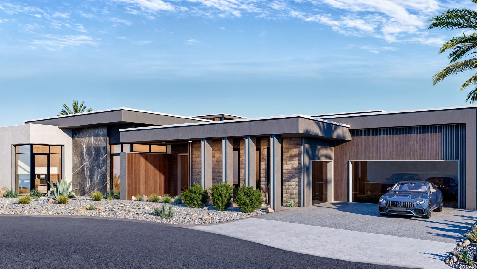 Climbing Canyon por Growth Luxury Homes en Las Vegas Nevada