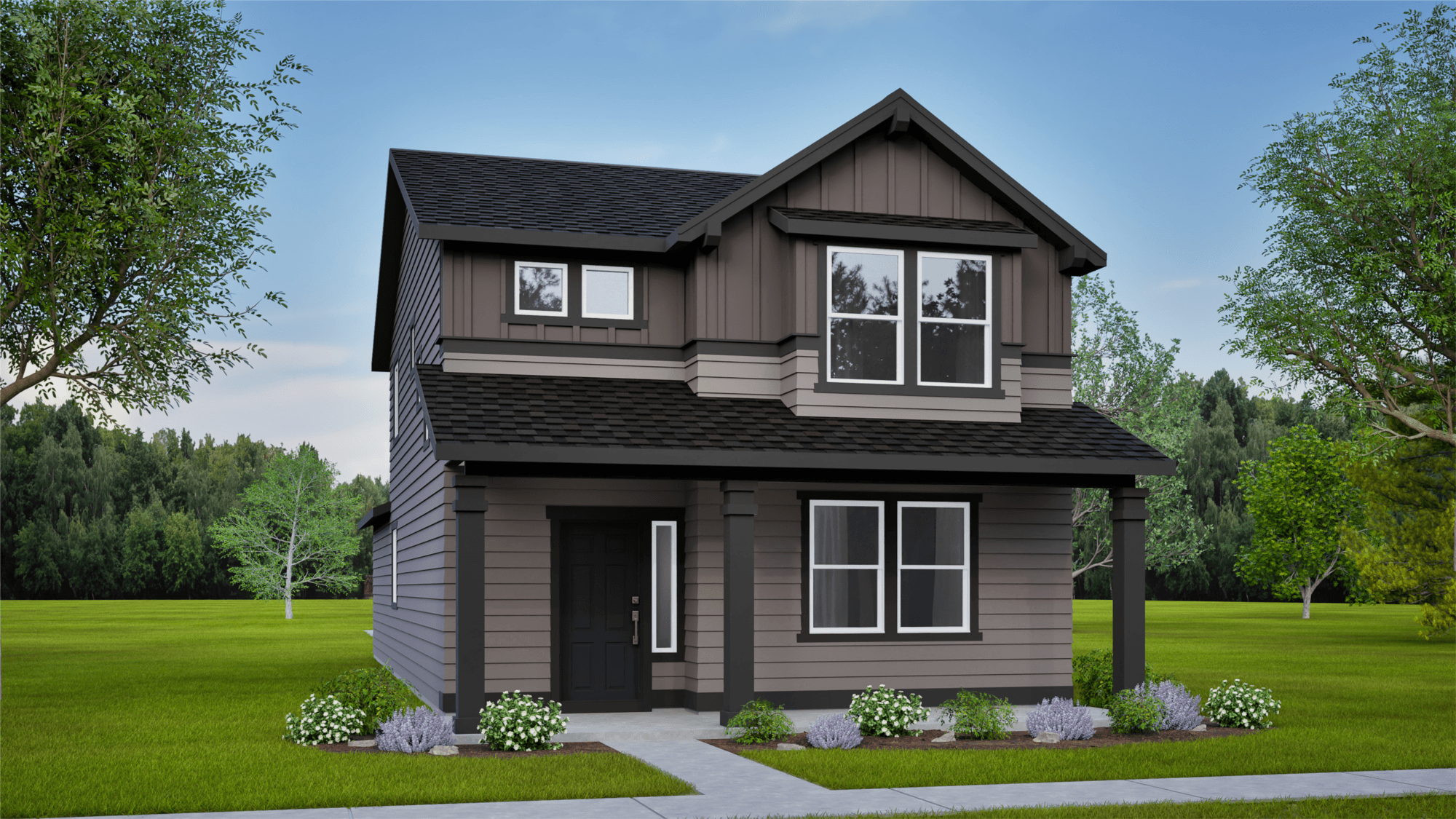 The Jordan Townhome - 121 West: Redmond, Oregon - Hayden Homes, Inc.