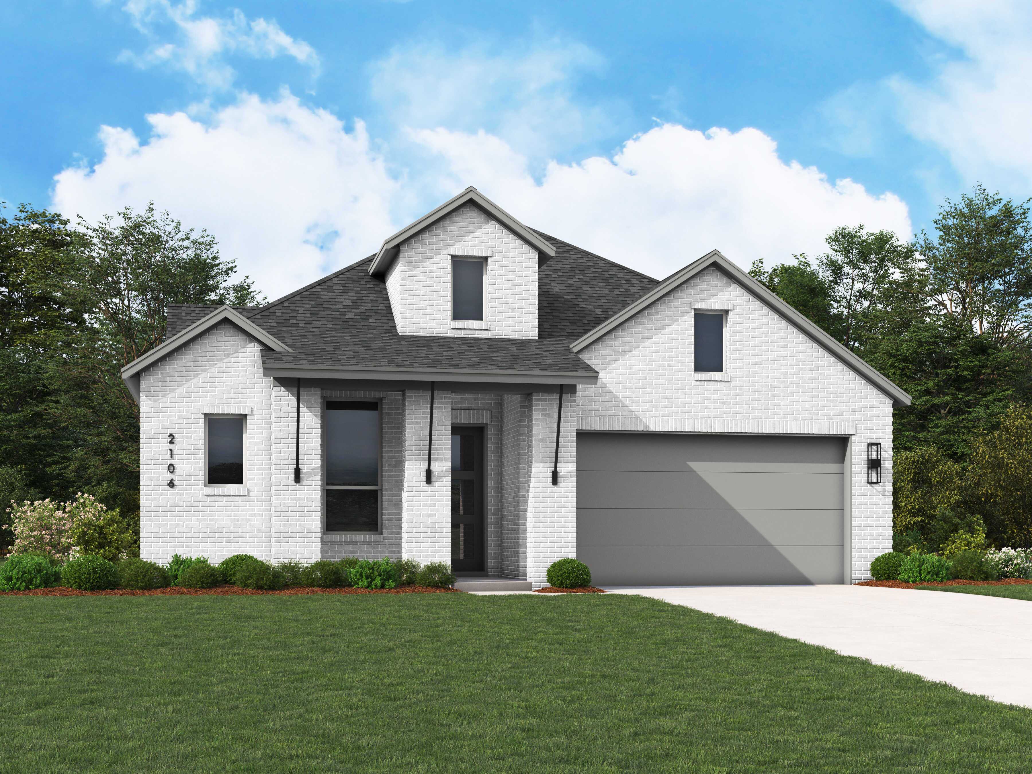 Plan Alton - Pecan Square: 50ft. lots: Northlake, Texas - Highland Homes