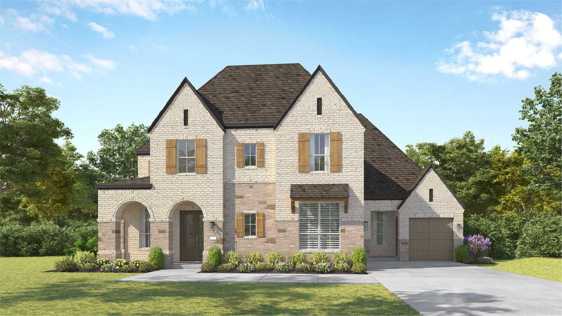 Plan Siena - Star Trail: 86ft. lots: Prosper, Texas - Highland Homes