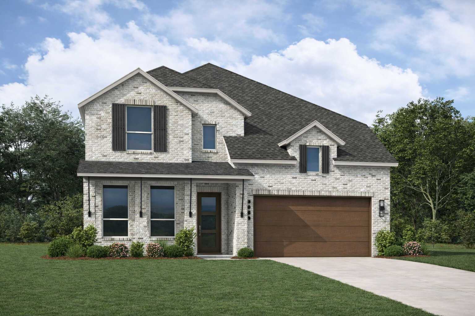 Plan Elmhurst - Monterra: 50ft. lots: Fate, Texas - Highland Homes
