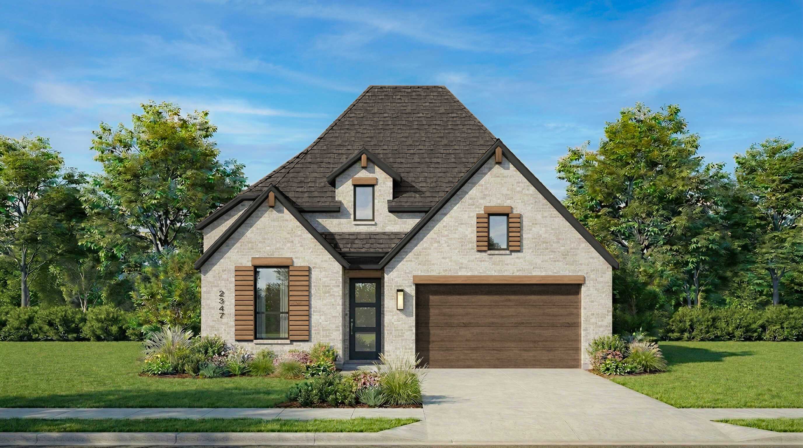 Plan Surrey - Kresston: 55ft. lots: Montgomery, Texas - Highland Homes
