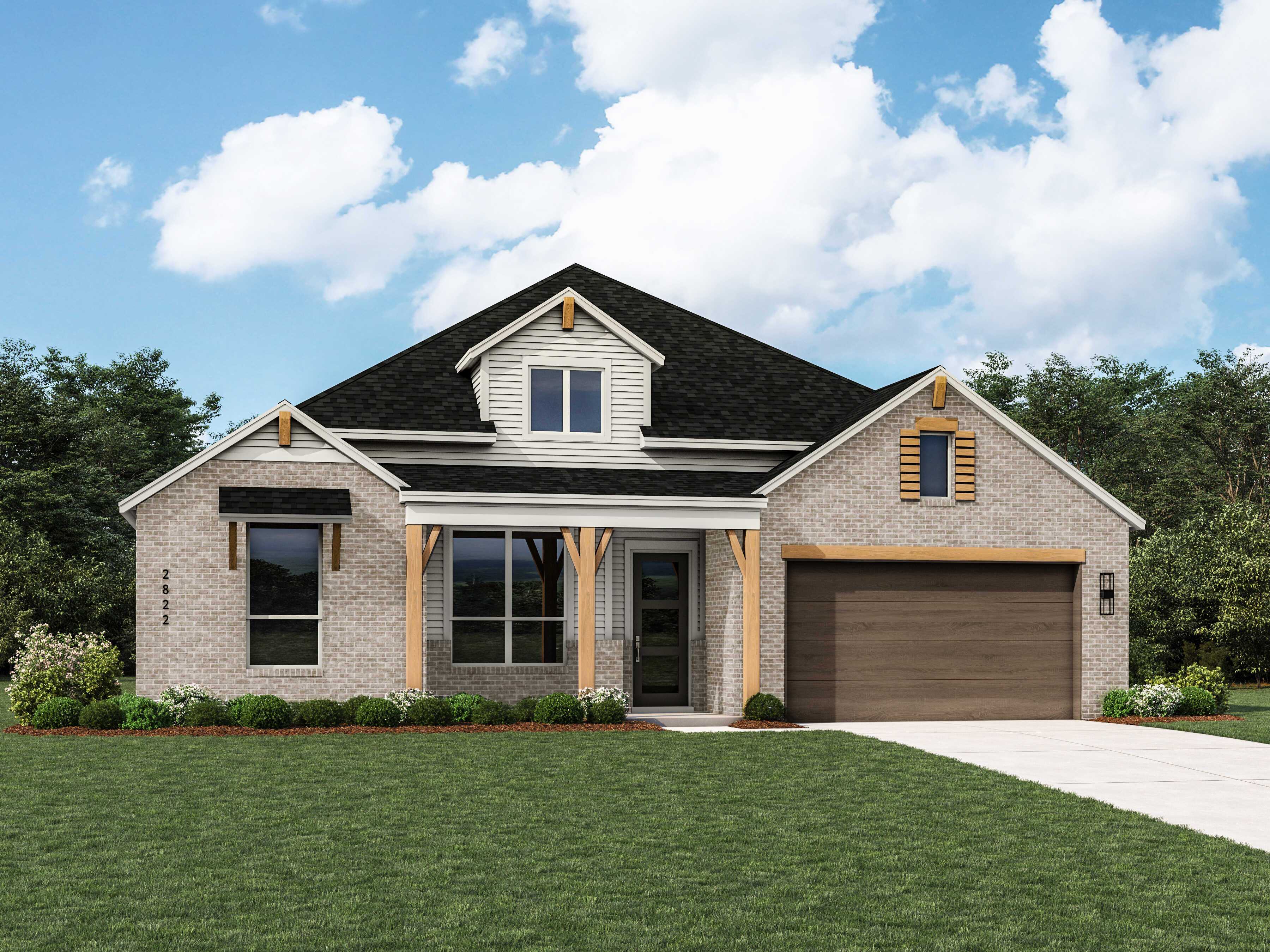 Plan Birchwood - Palmera Ridge: 60ft. lots: Leander, Texas - Highland Homes