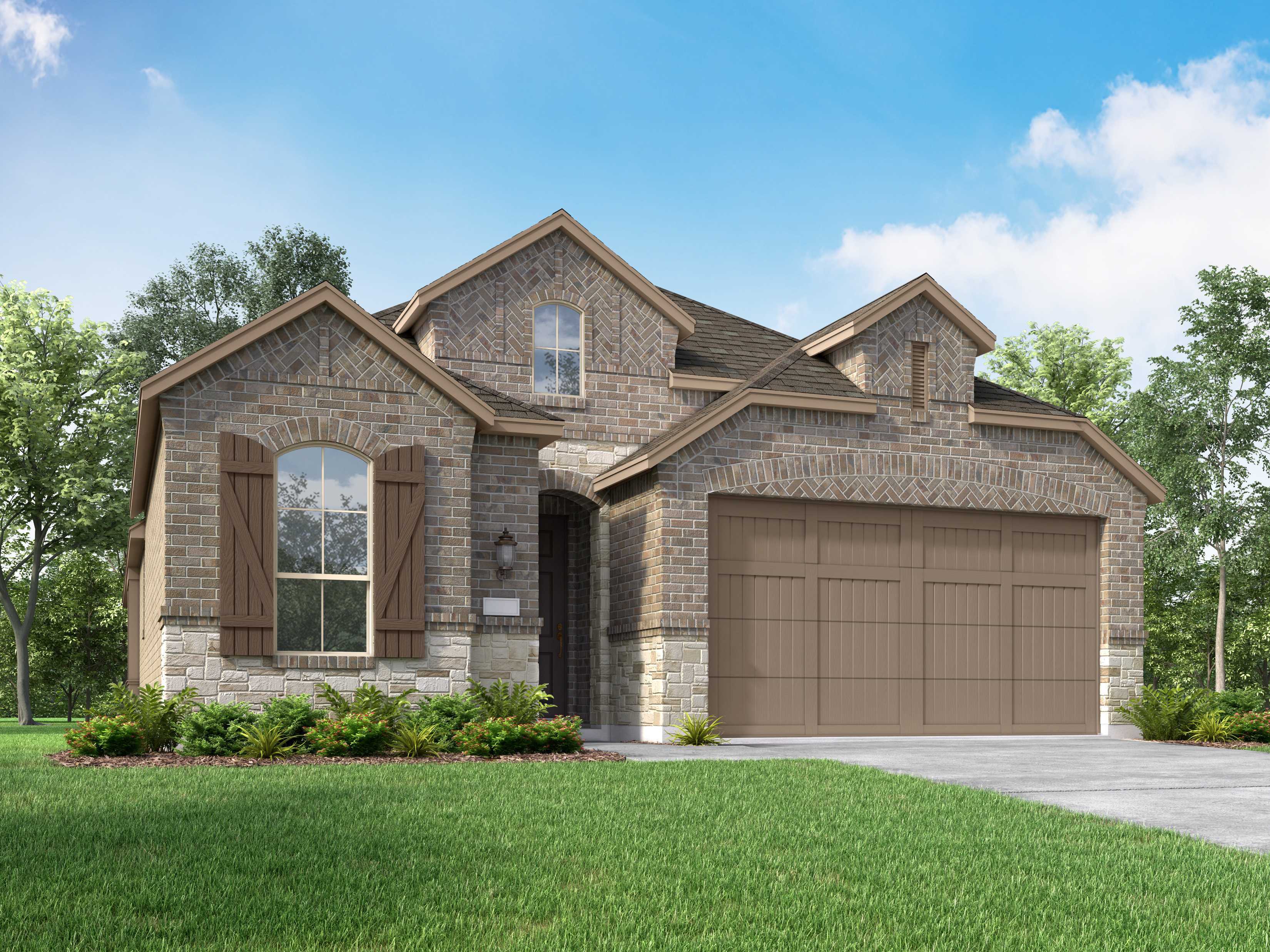 Plan Royce - Wolf Ranch: 46ft. lots: Georgetown, Texas - Highland Homes