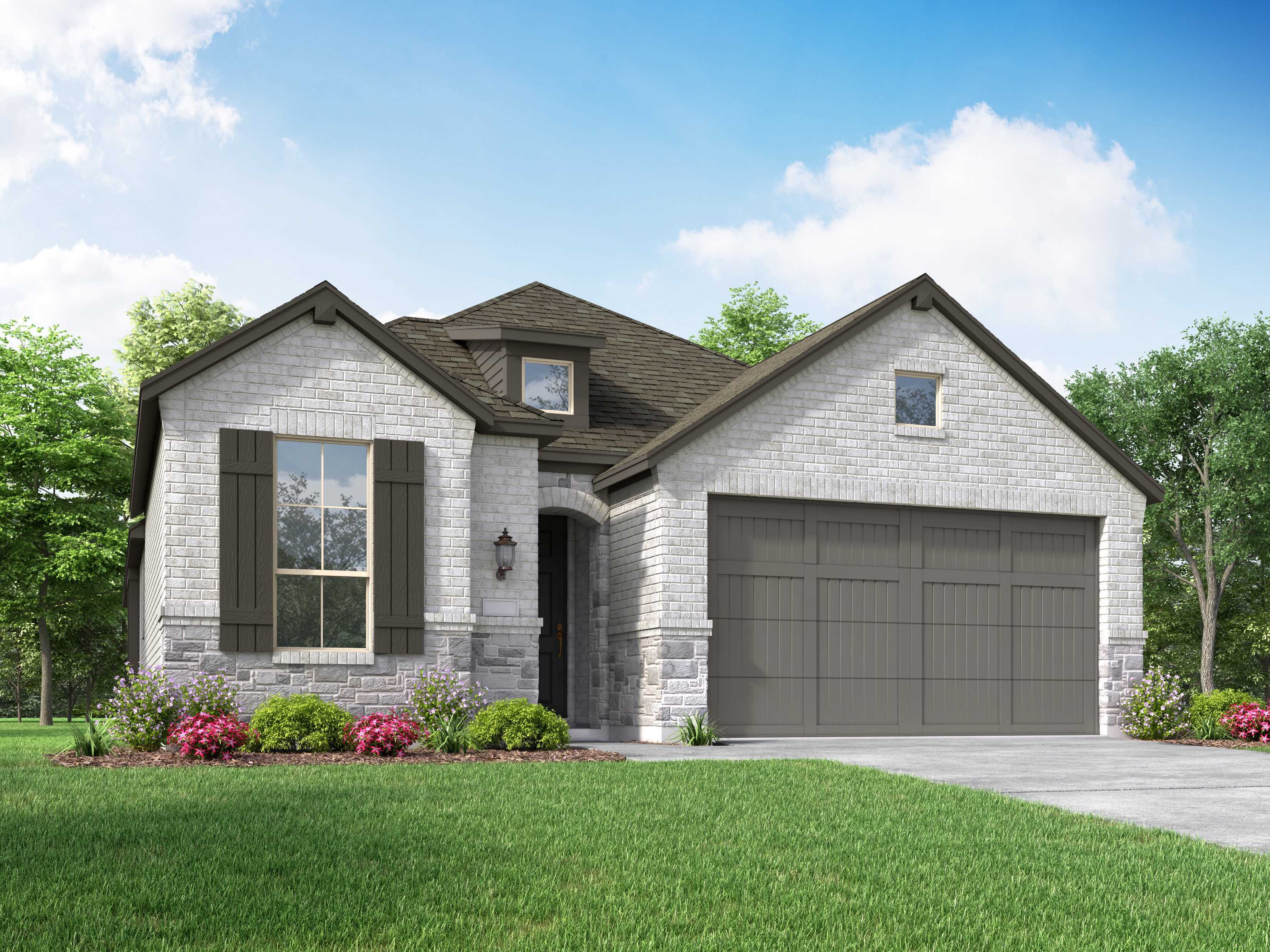 Plan Royce - 6 Creeks at Waterridge: 45ft. lots: Kyle, Texas - Highland Homes