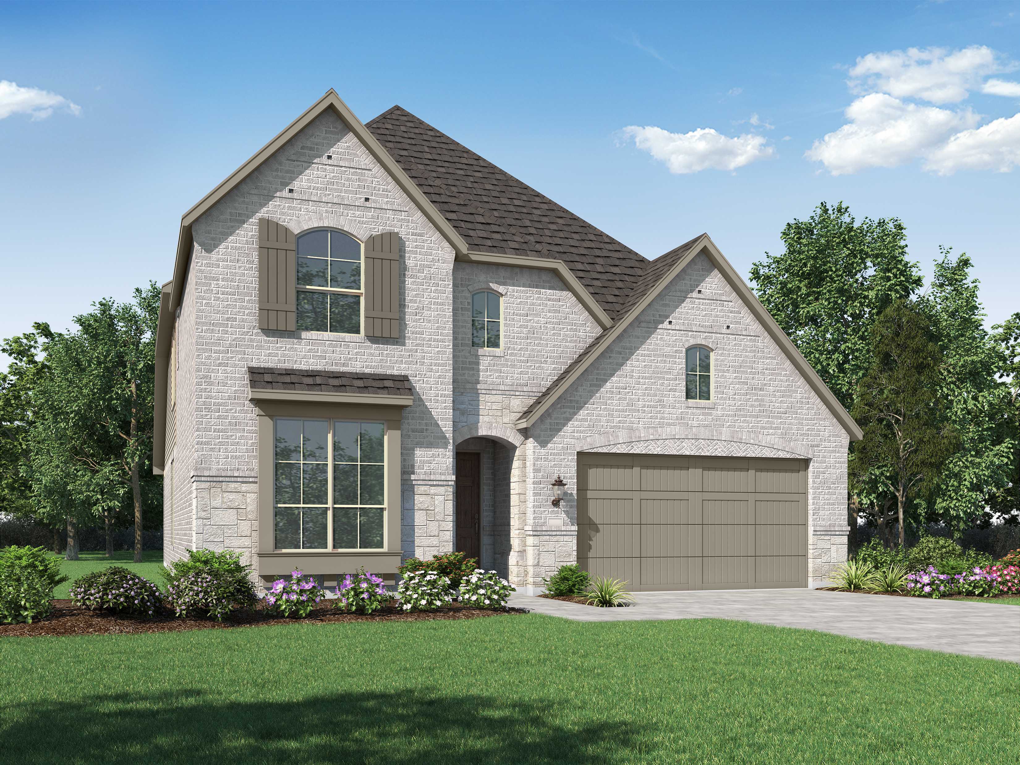 Plan Waverley - Wolf Ranch: 51ft. lots: Georgetown, Texas - Highland Homes