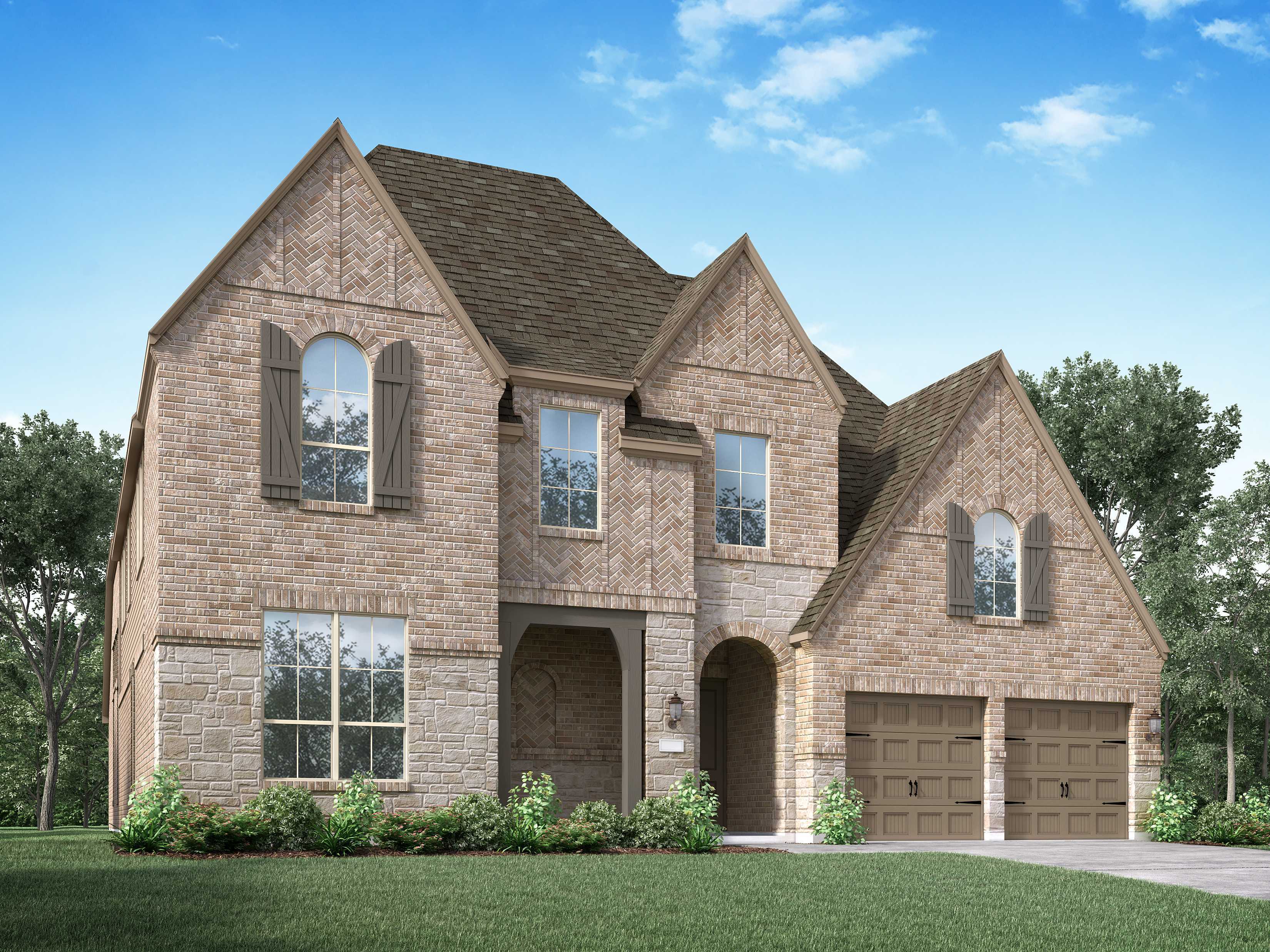 Plan 224 - Furst Ranch: 60ft. lots: Argyle, Texas - Highland Homes