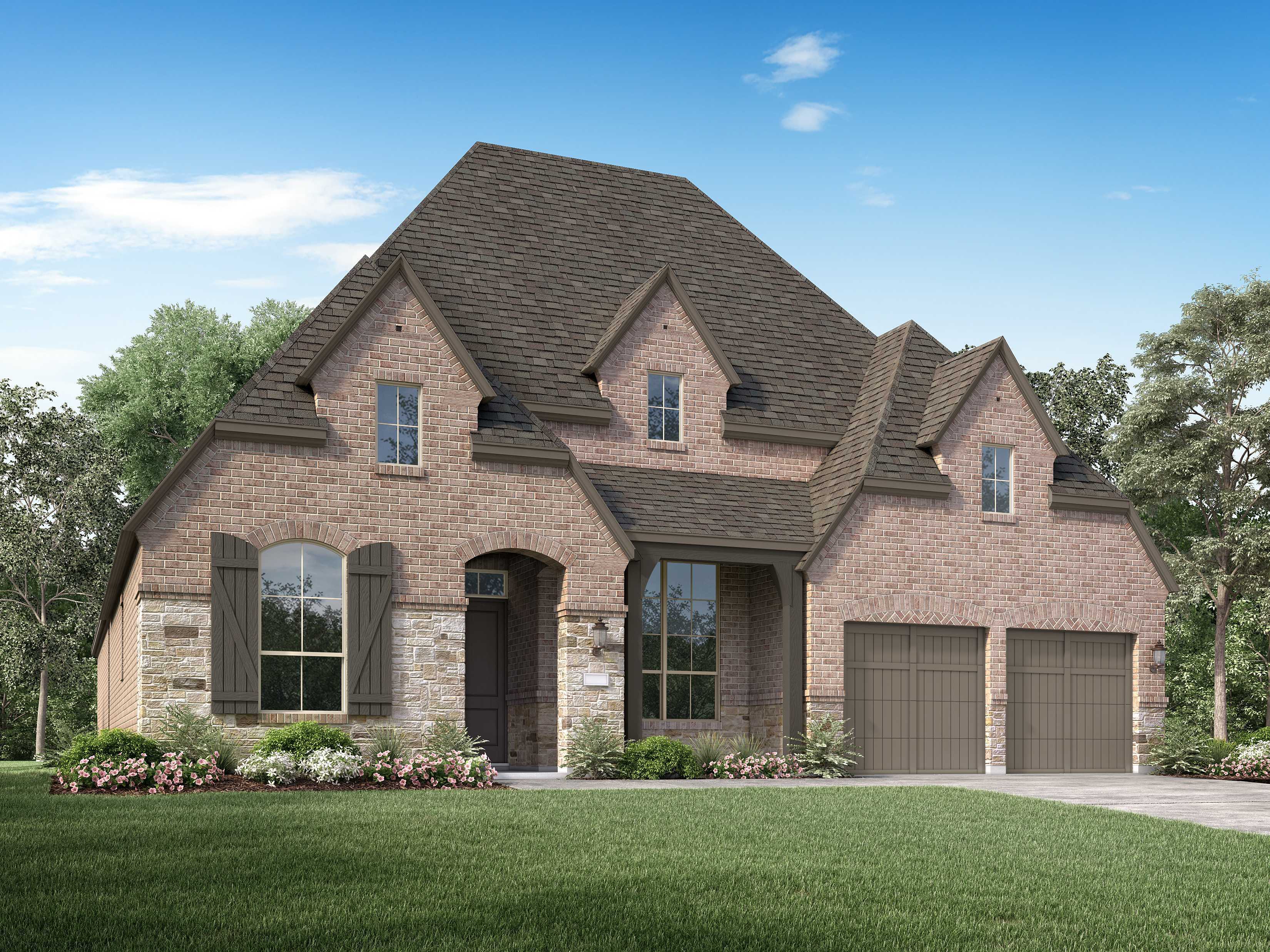 Plan 213 - Furst Ranch: 60ft. lots: Argyle, Texas - Highland Homes
