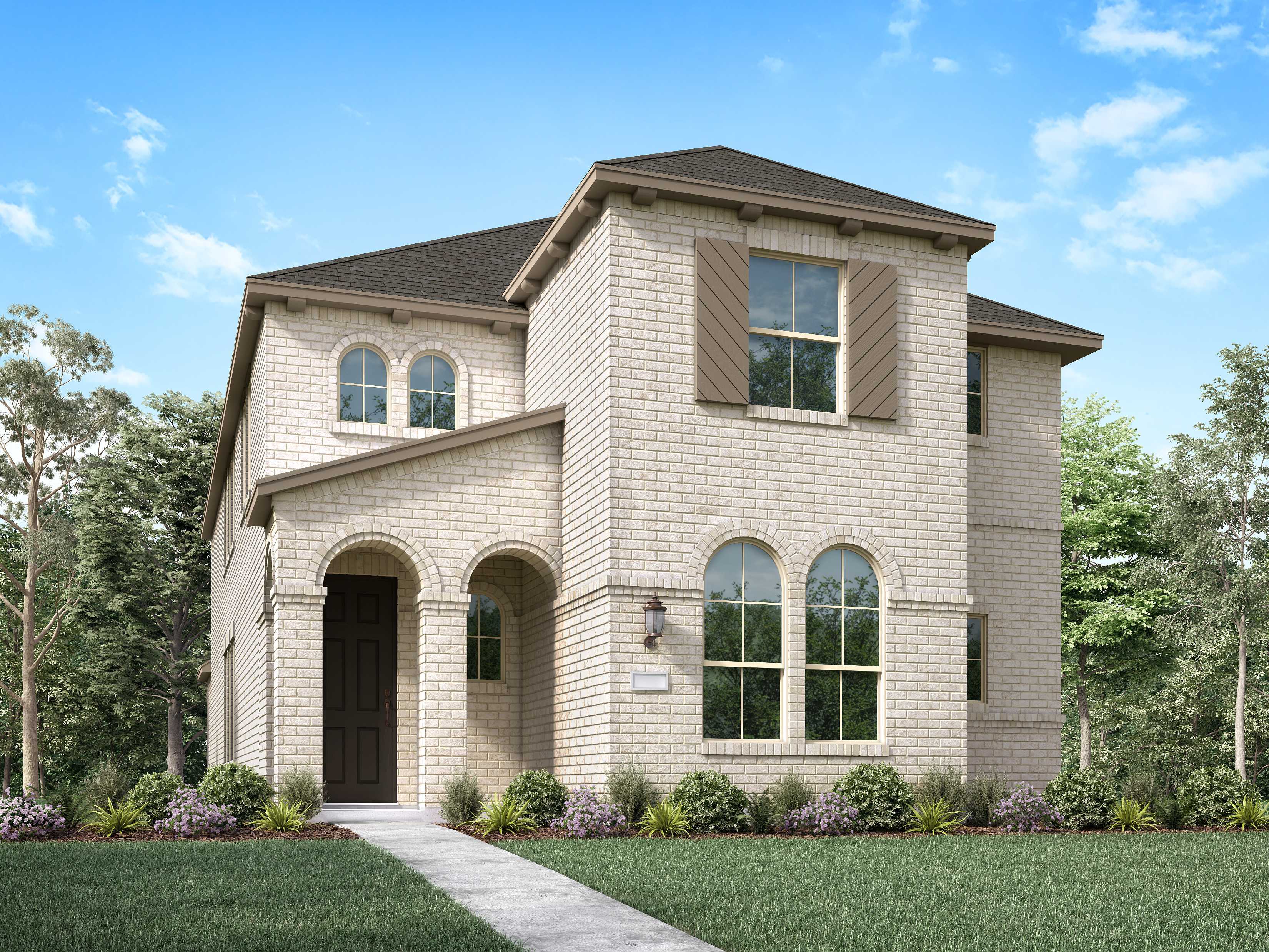 Plan Belmont - Wellington: 40ft. lots: Haslet, Texas - Highland Homes