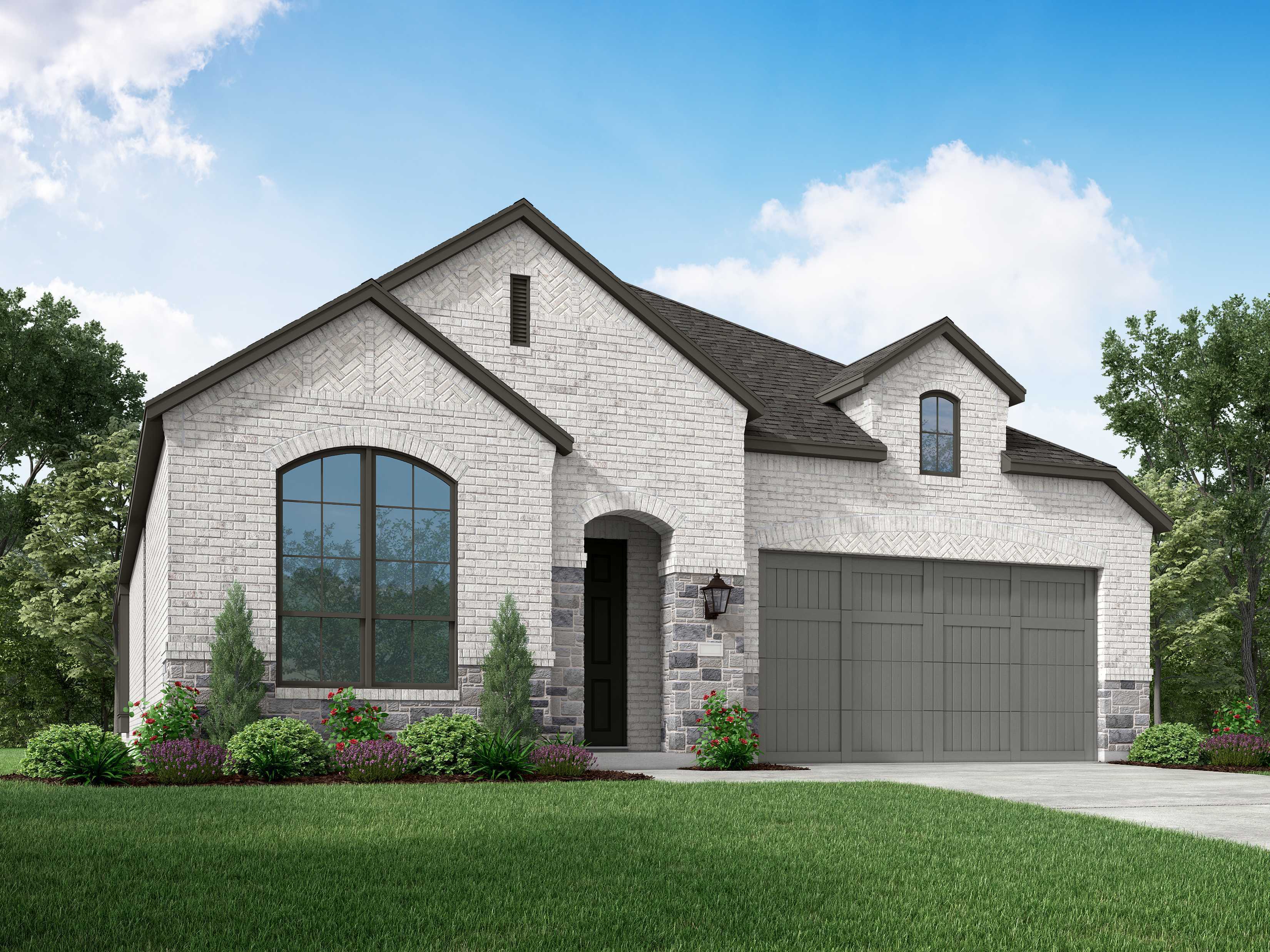 Plan Ferryhill - Parkside On The River: 50ft. lots: Georgetown, Texas - Highland Homes