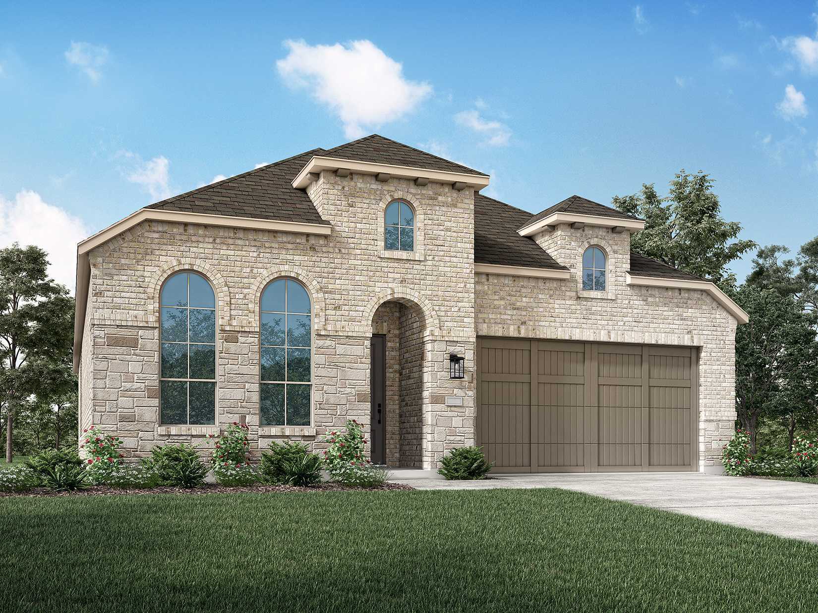 Plan Kingston - Sandbrock Ranch: 50ft. lots: Aubrey, Texas - Highland Homes