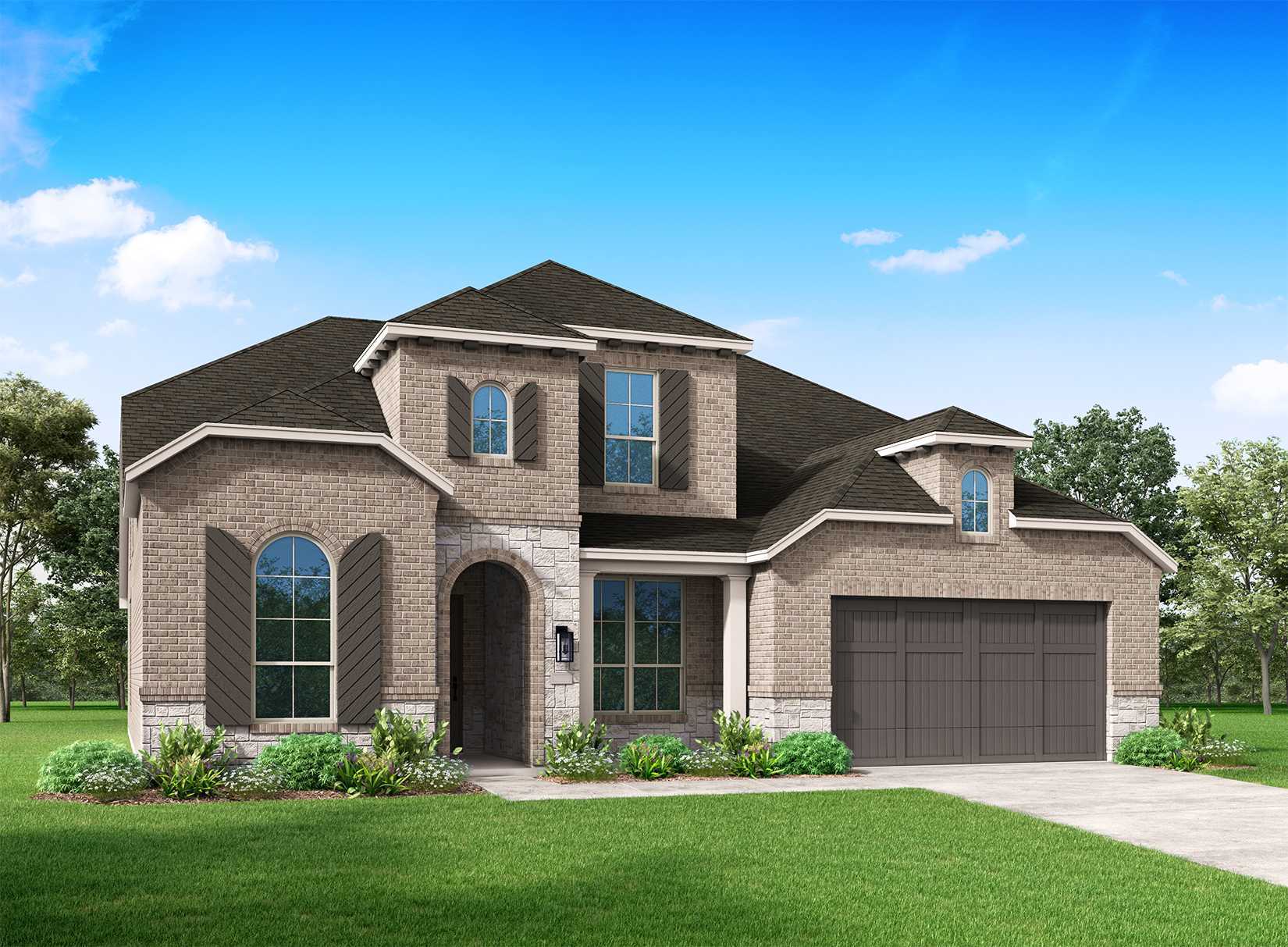 Plan Leyland - Artavia: 60ft. lots: Conroe, Texas - Highland Homes