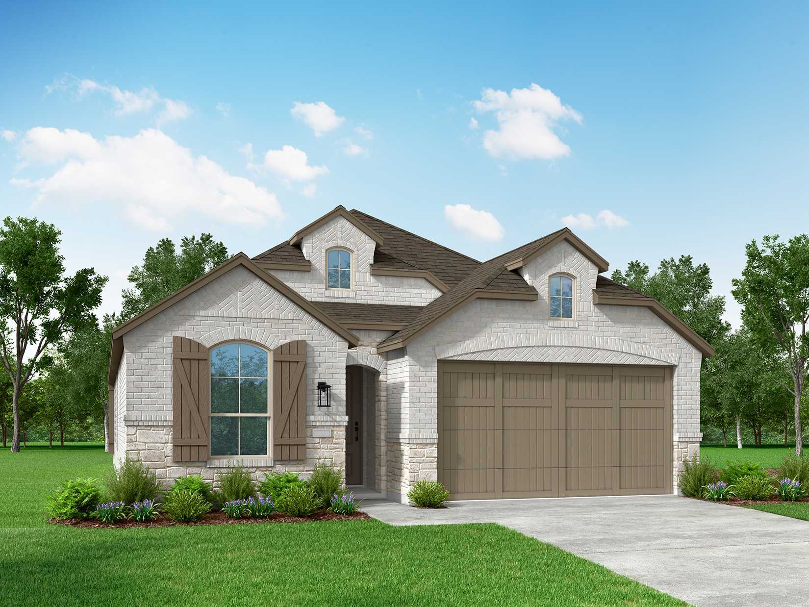 Plan Jensen - Evergreen: Conroe, Texas - Highland Homes