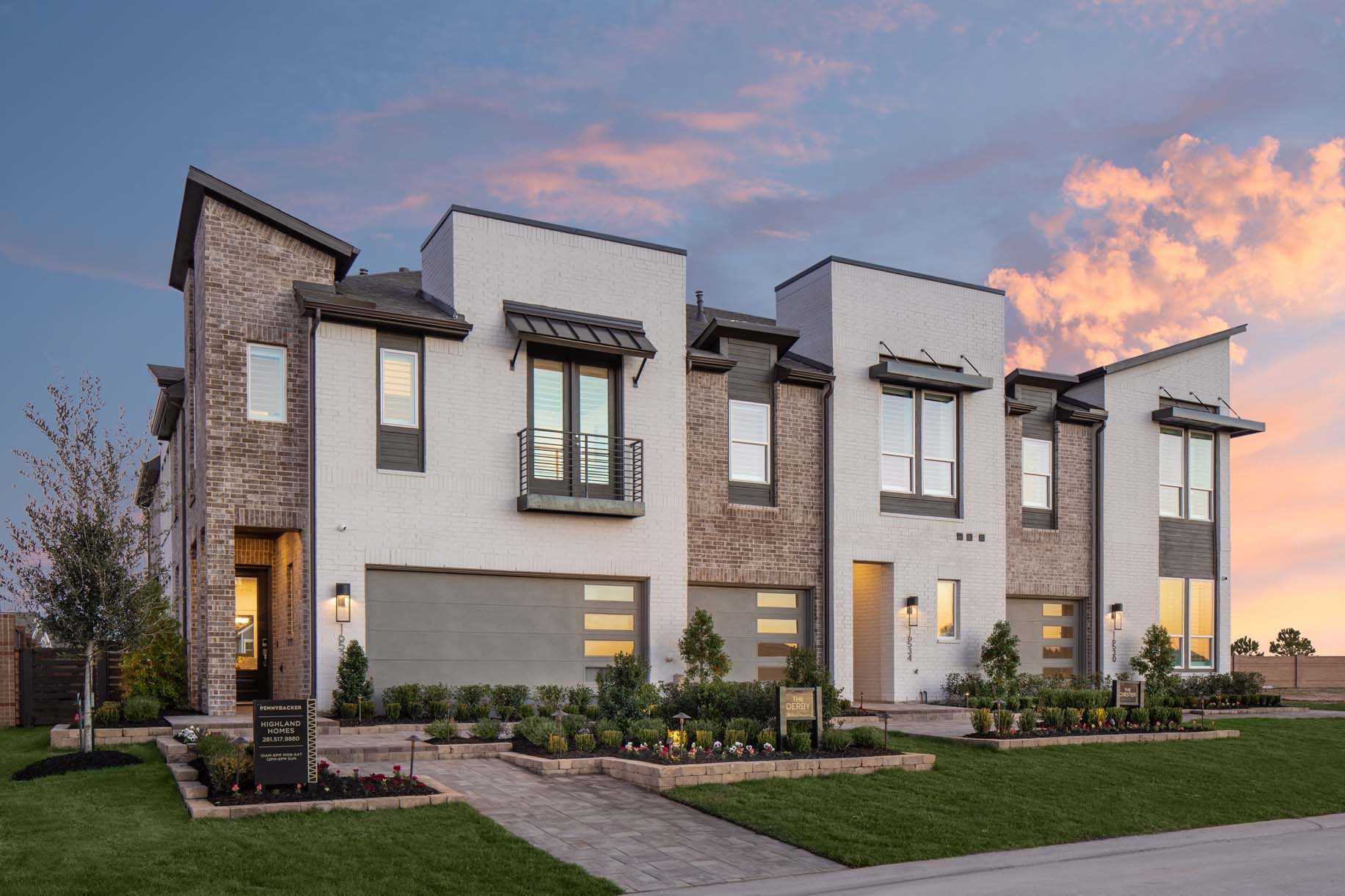 Bridgeland Central: The Cottages por Highland Homes en Houston Texas