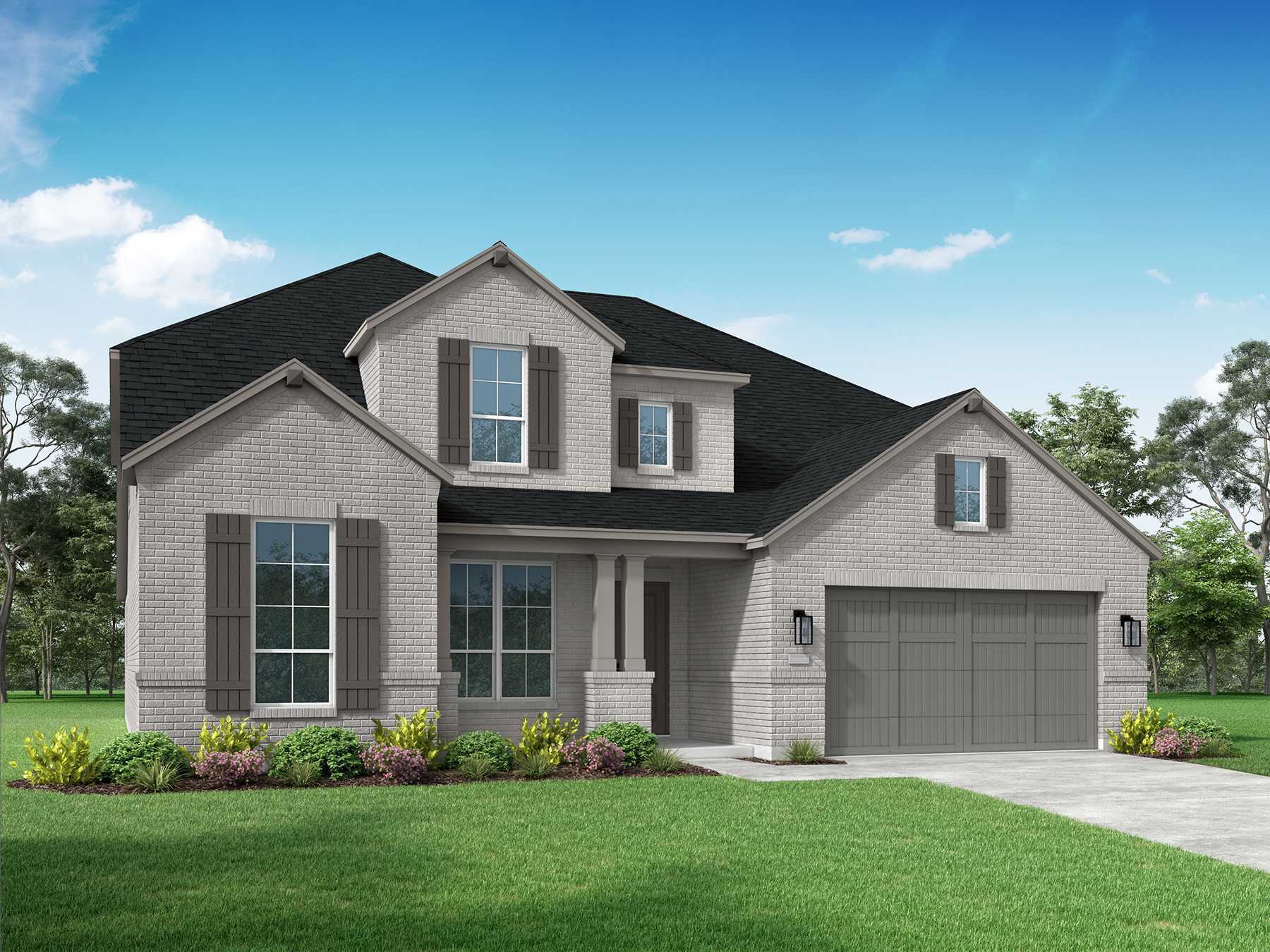 Plan Sheffield - Lariat: 70ft. lots: Liberty Hill, Texas - Highland Homes