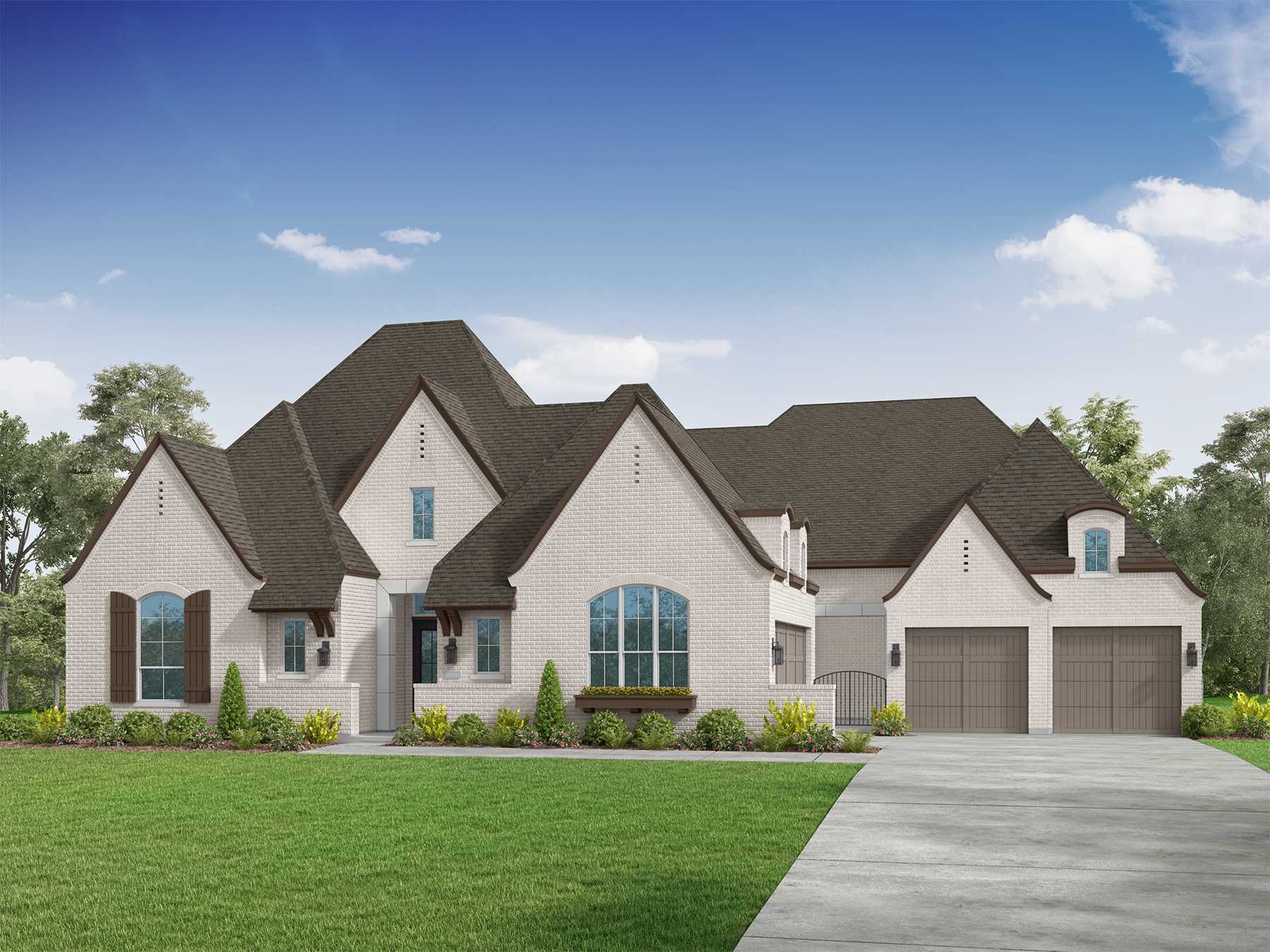 Plan 4963 - Mustang Lakes Huntington - 100ft Lots: Celina, Texas - Huntington Homes