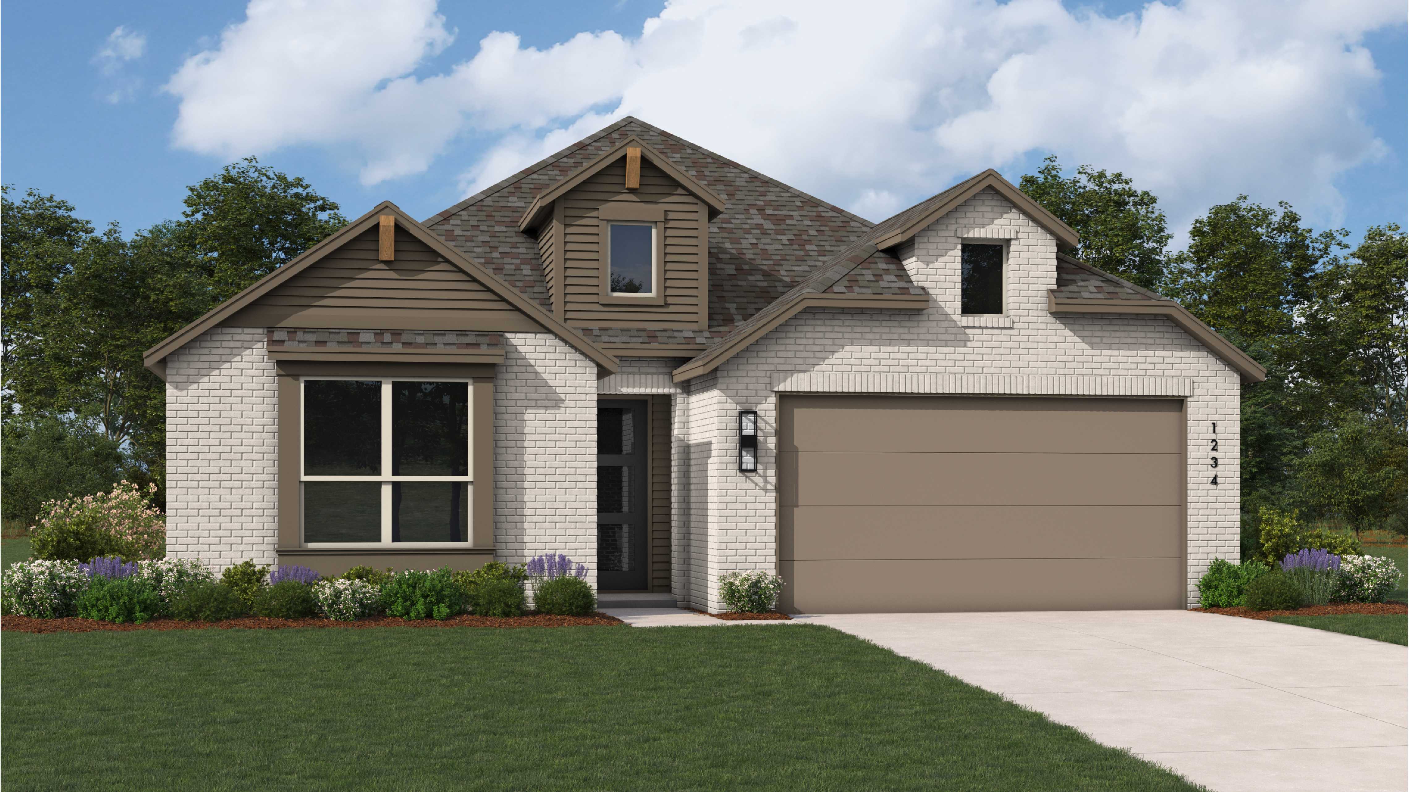 Plan Monet - Heritage Ranch: 50ft. lots: Sherman, Texas - Highland Homes