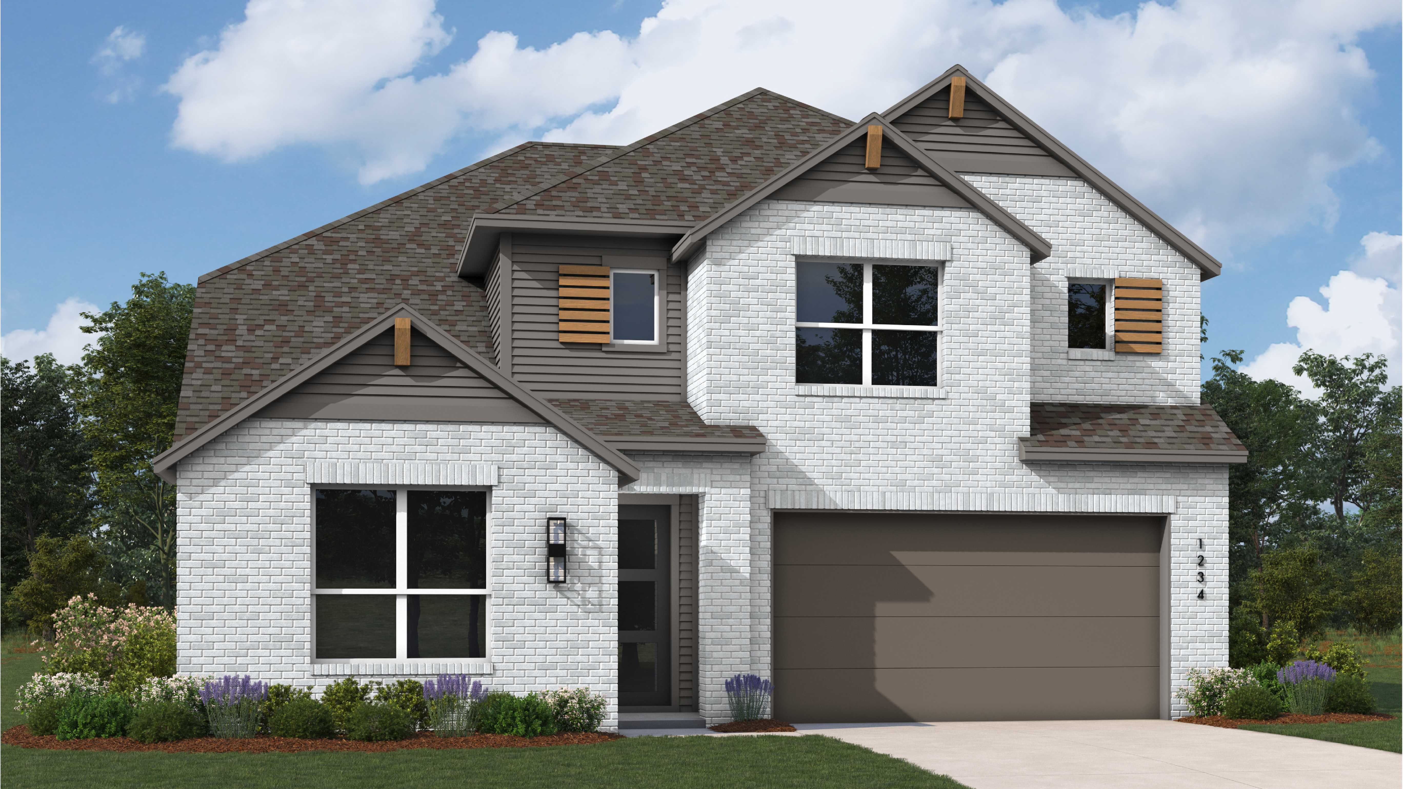 Plan Bernini - Parkside Peninsula: Georgetown, Texas - Highland Homes