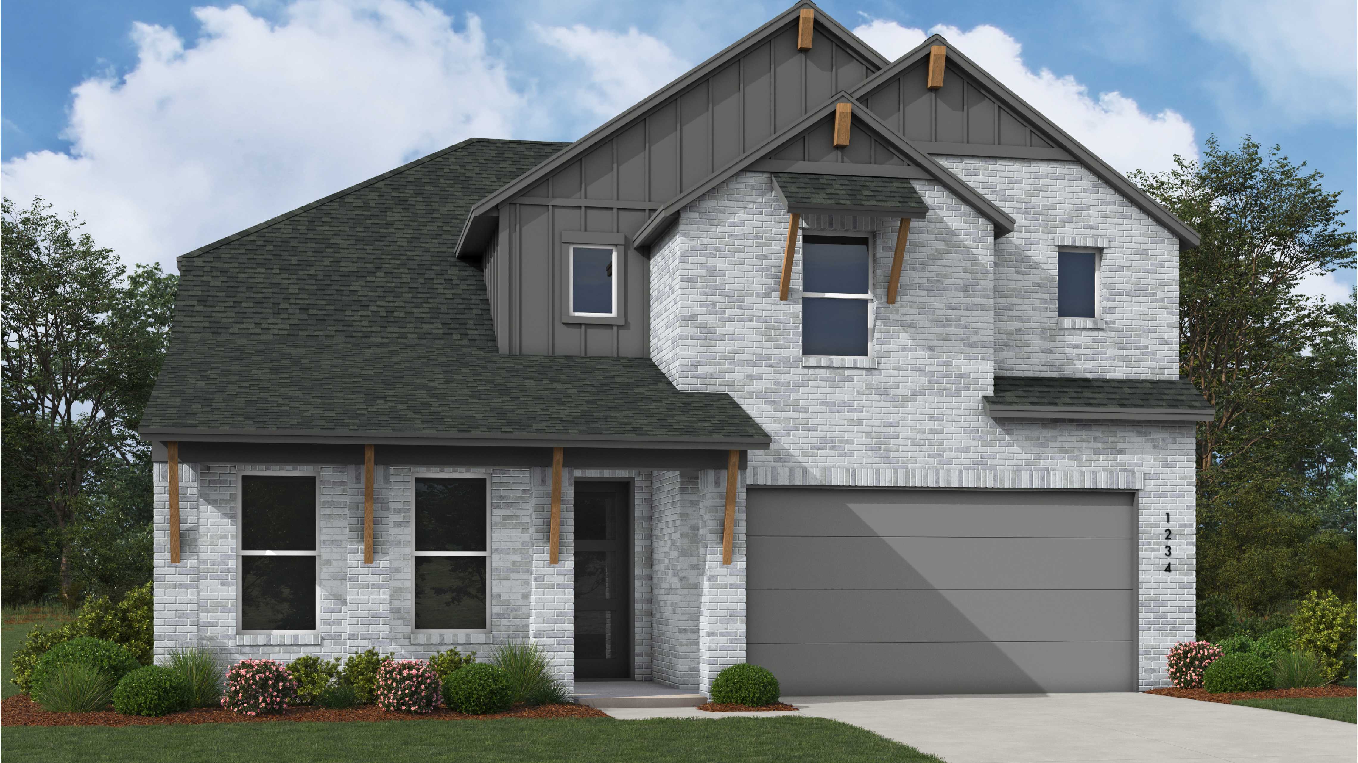 Plan Renoir - COLTON: 50ft. lots: Montgomery, Texas - Highland Homes