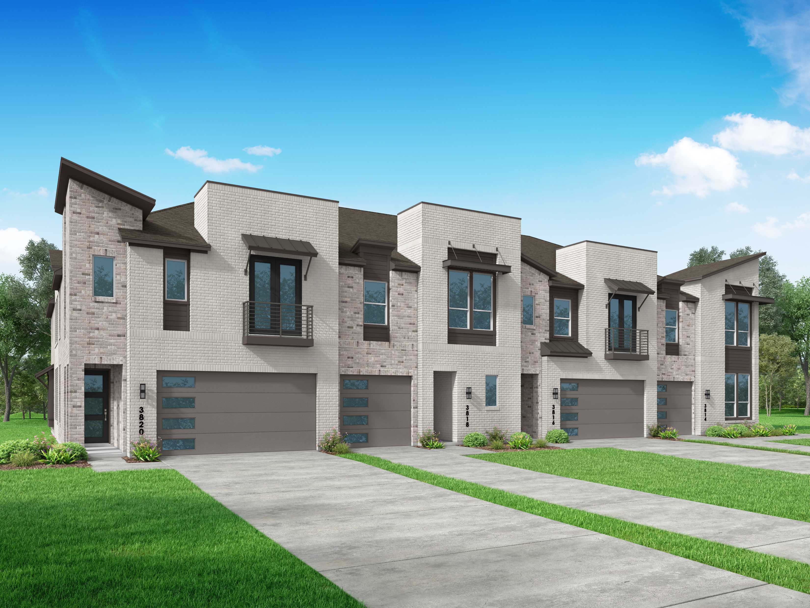 Plan Derby - Bridgeland Central: The Cottages: Cypress, Texas - Highland Homes