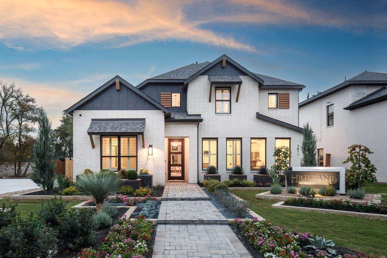 Parkside Peninsula por Highland Homes en Austin Texas