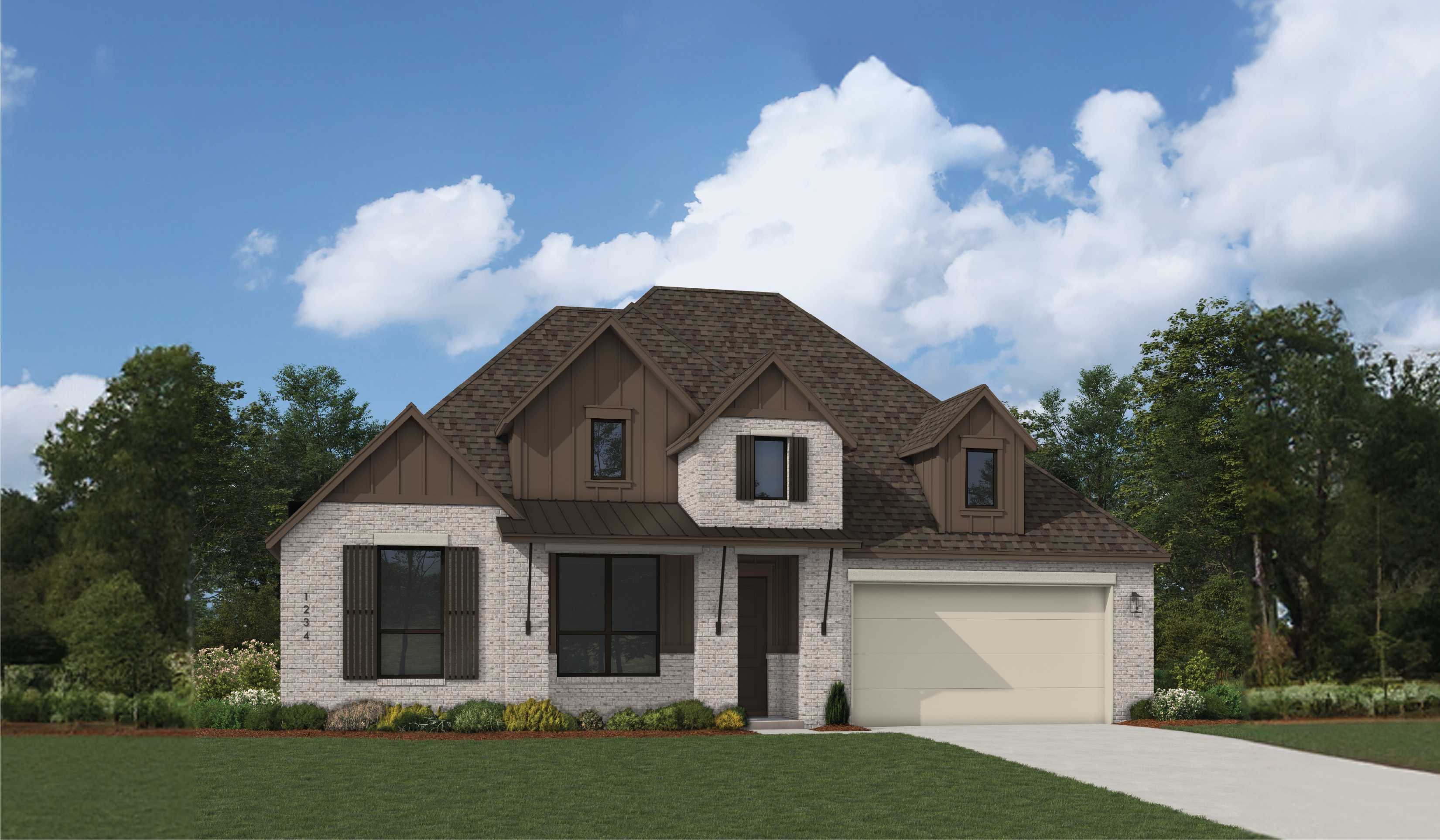 Plan Birchwood - Davis Ranch: 60ft. lots: San Antonio, Texas - Highland Homes