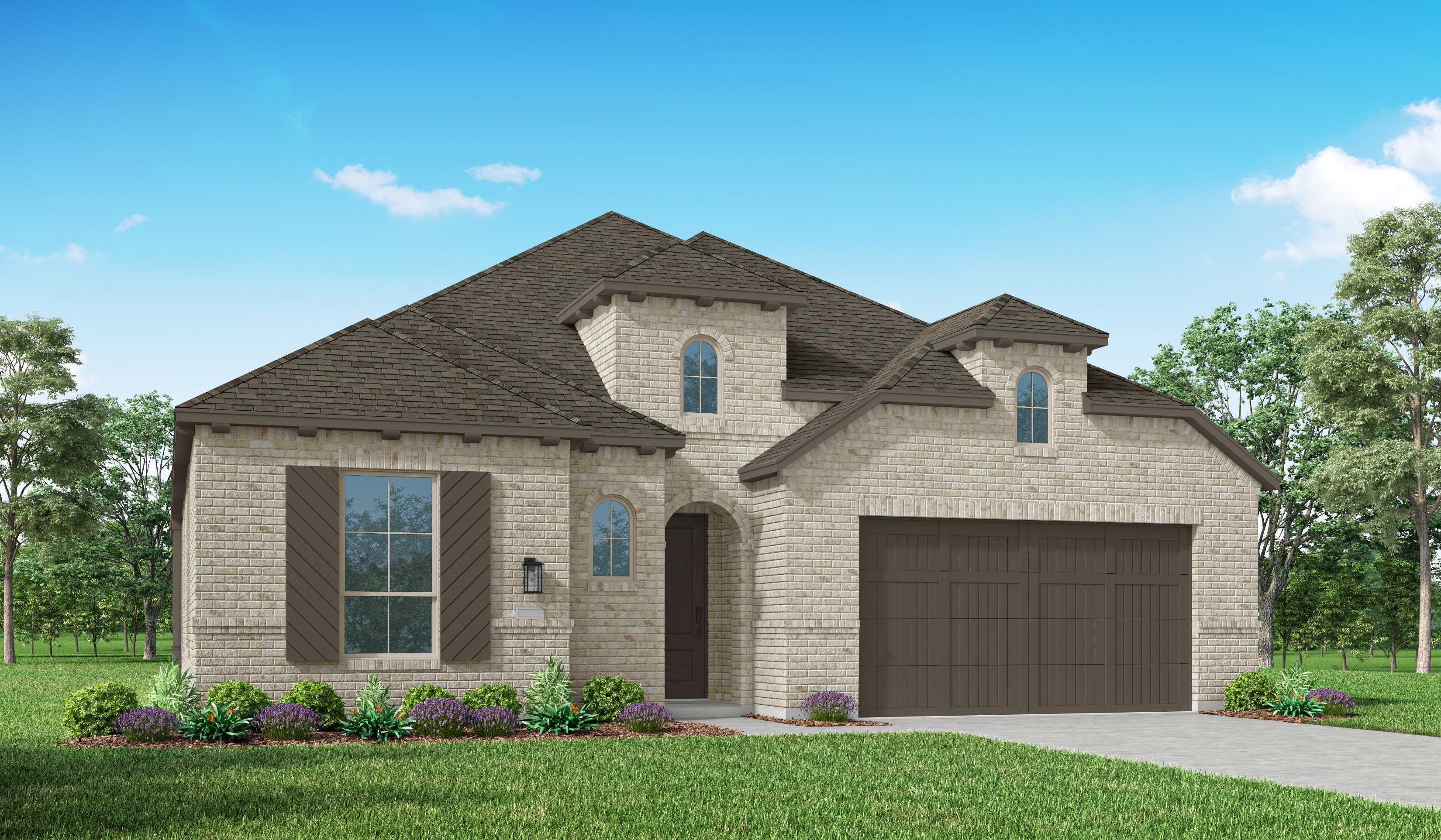 Plan Brentwood - Jordan Ranch: 55ft. lots: Fulshear, Texas - Highland Homes