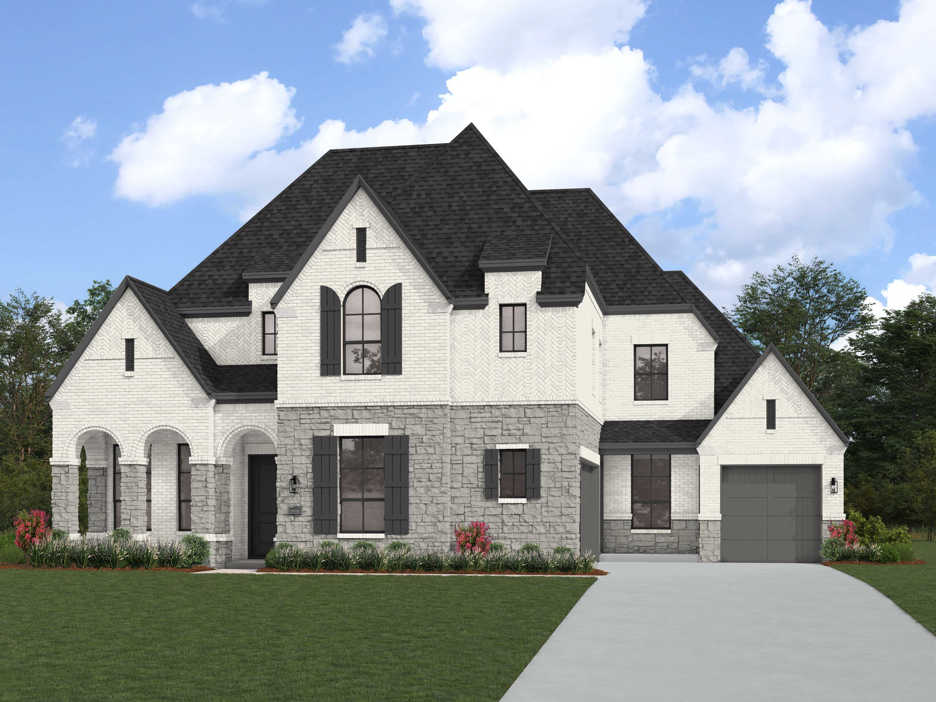 Plan Varese - Santa Rita Ranch: 90ft. lots: Liberty Hill, Texas - Highland Homes