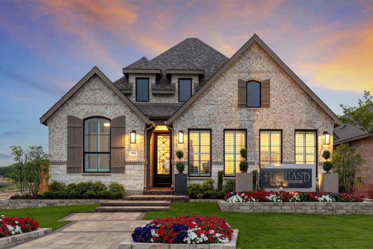 Sunflower Ridge por Highland Homes en San Antonio Texas