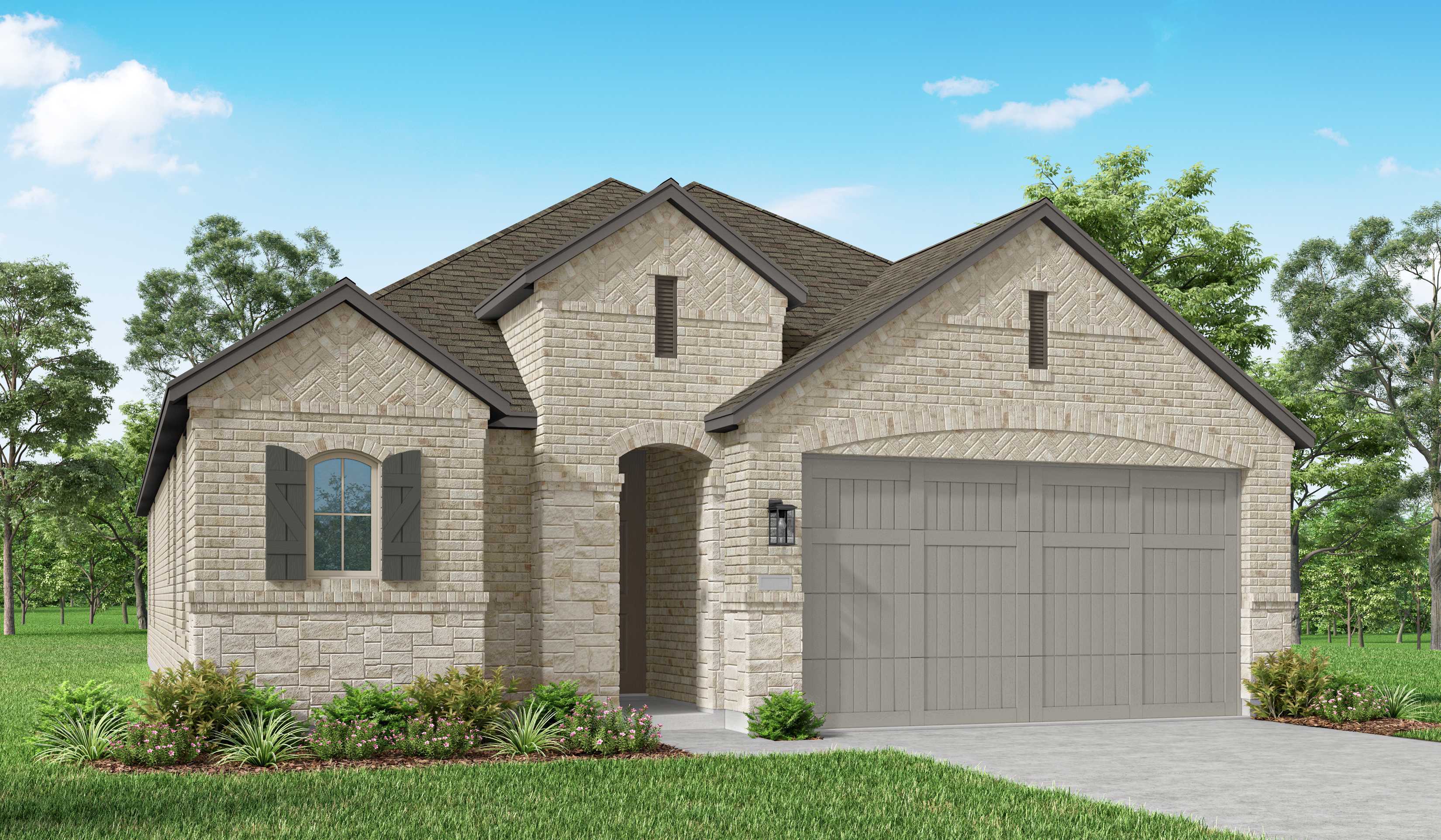 Plan Alpina - 6 Creeks at Waterridge: 45ft. lots: Kyle, Texas - Highland Homes
