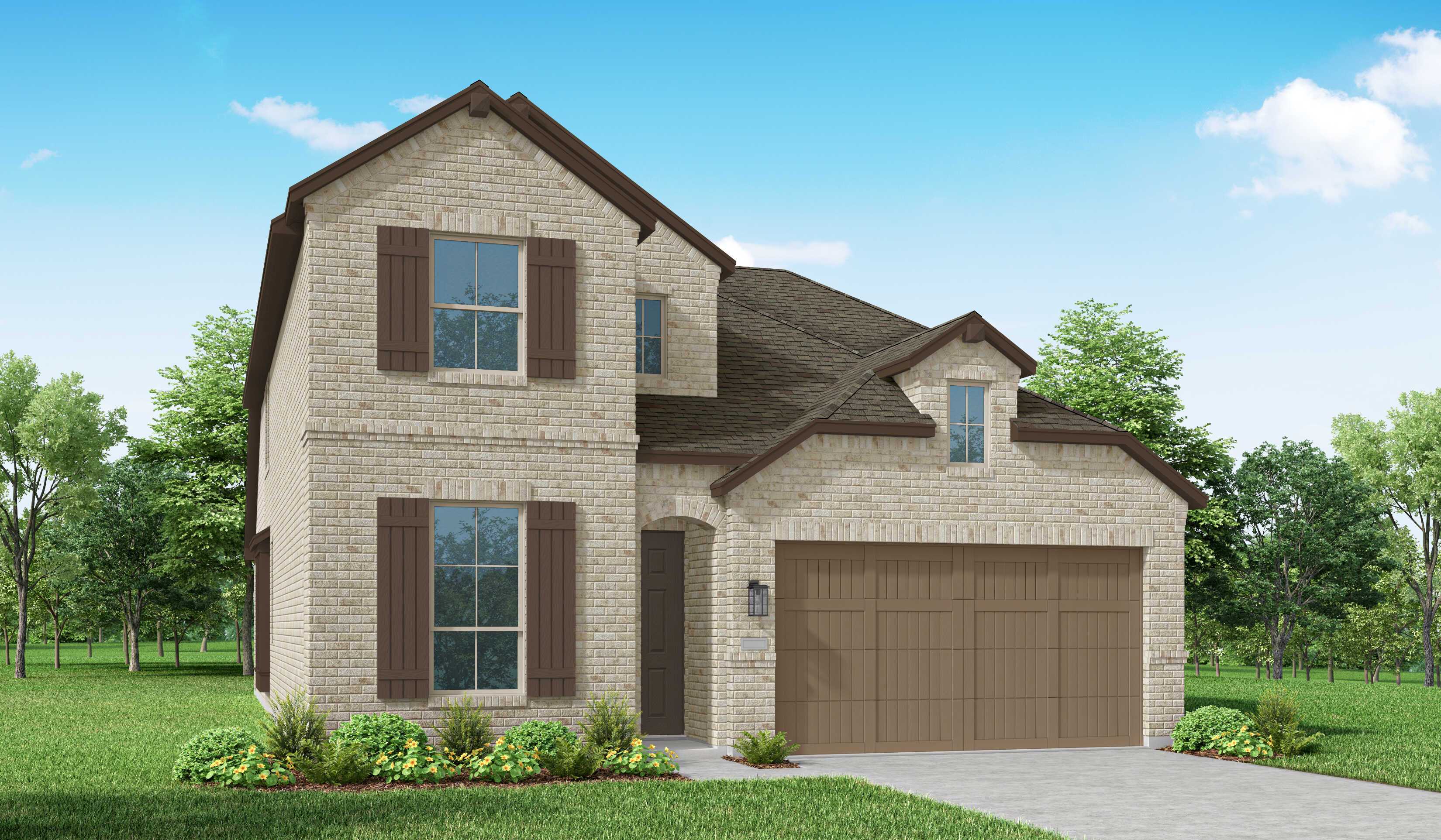 Plan Griffith - 6 Creeks at Waterridge: 45ft. lots: Kyle, Texas - Highland Homes