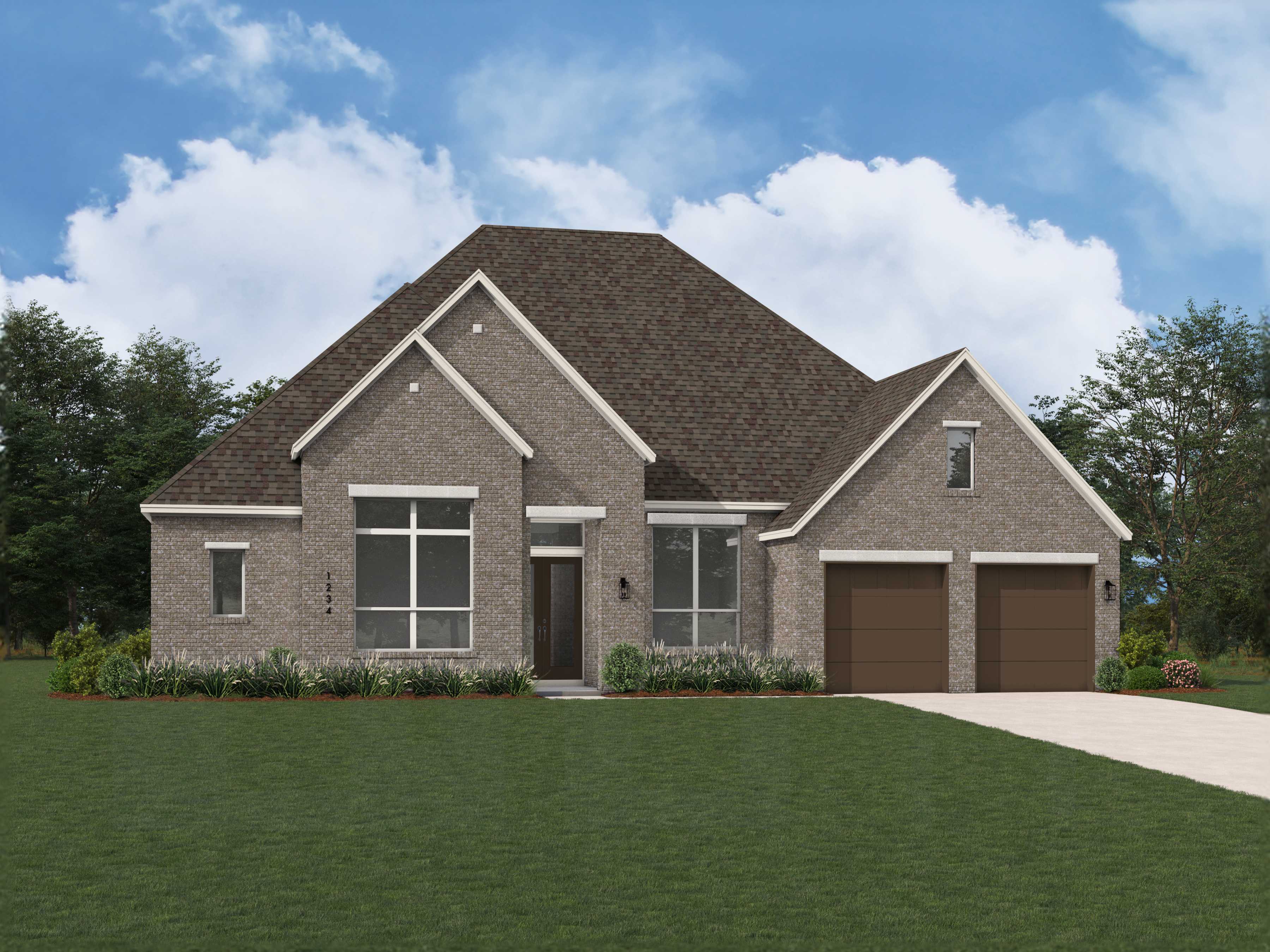 Plan Verona - Parkside On The River: 70ft. lots: Georgetown, Texas - Highland Homes
