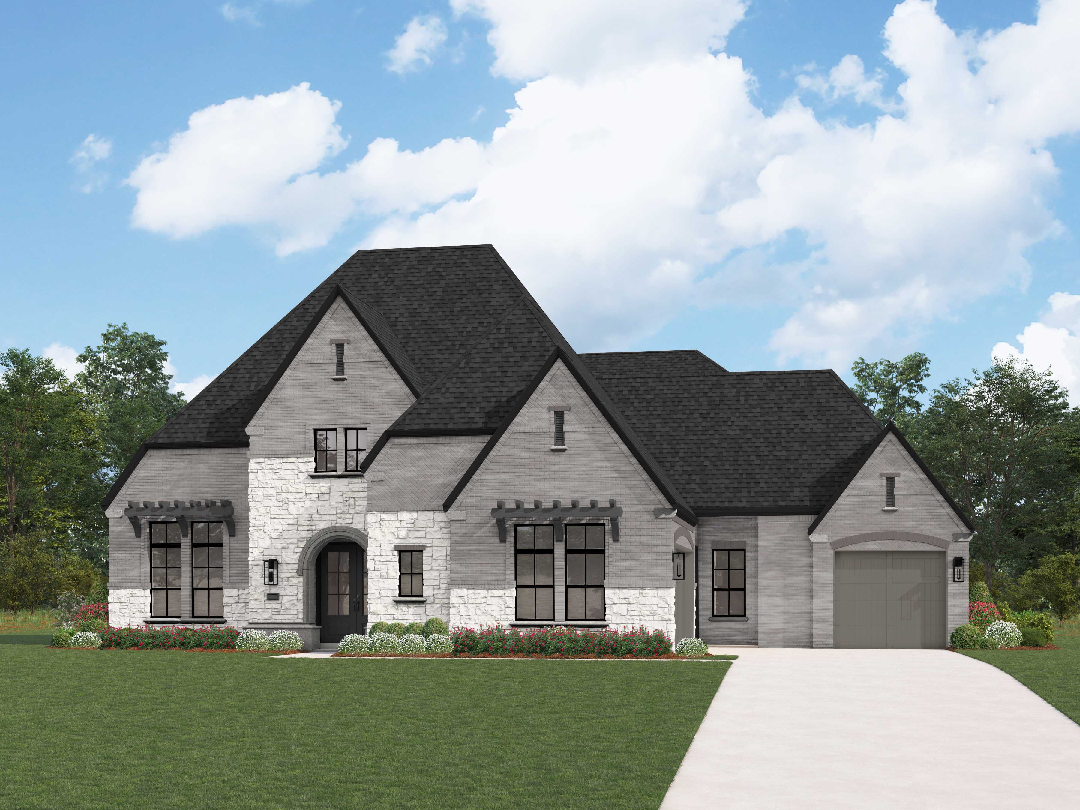 Plan Orvieto - Mustang Lakes Huntington - 100ft Lots: Celina, Texas - Huntington Homes