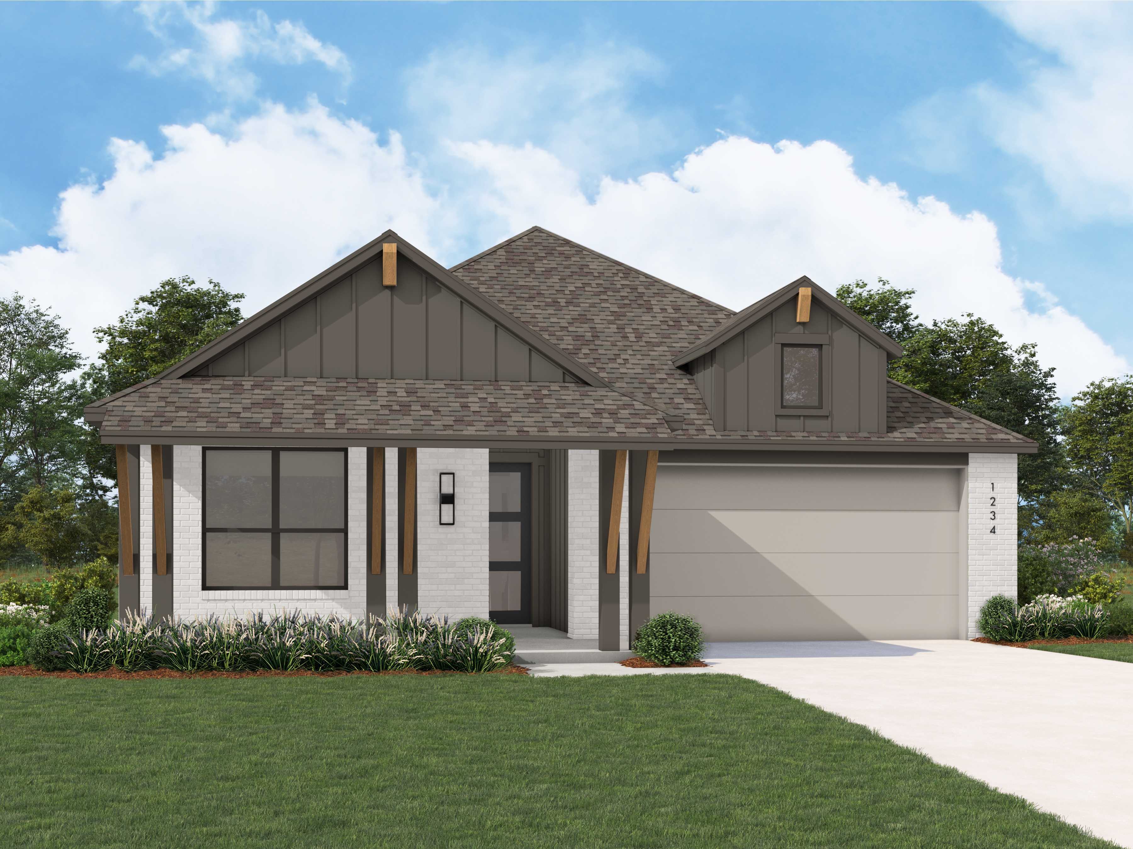 Plan Picasso - Lariat: 50ft. lots: Liberty Hill, Texas - Highland Homes