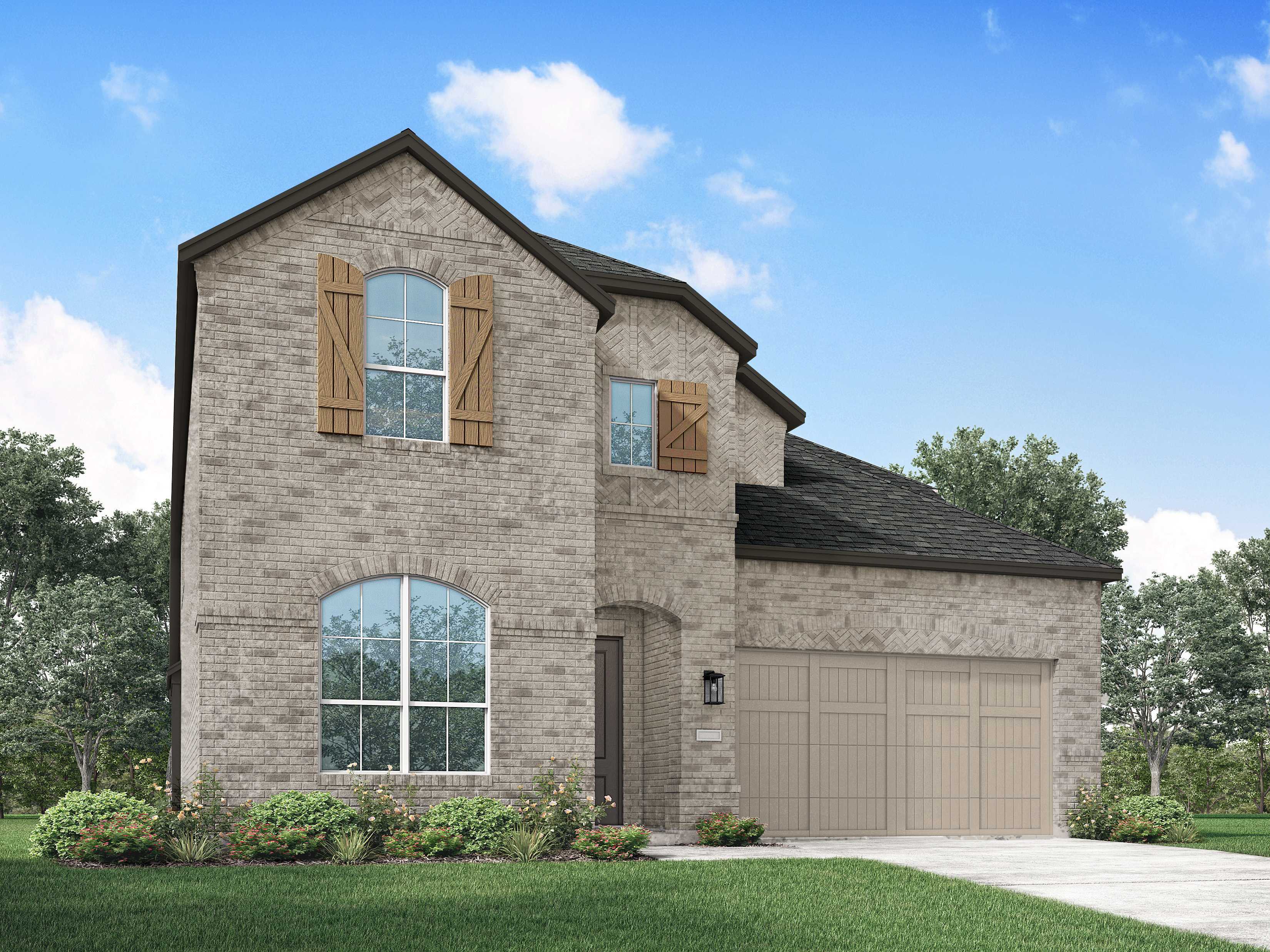 Plan Cambridge - Davis Ranch: 50ft. lots: San Antonio, Texas - Highland Homes