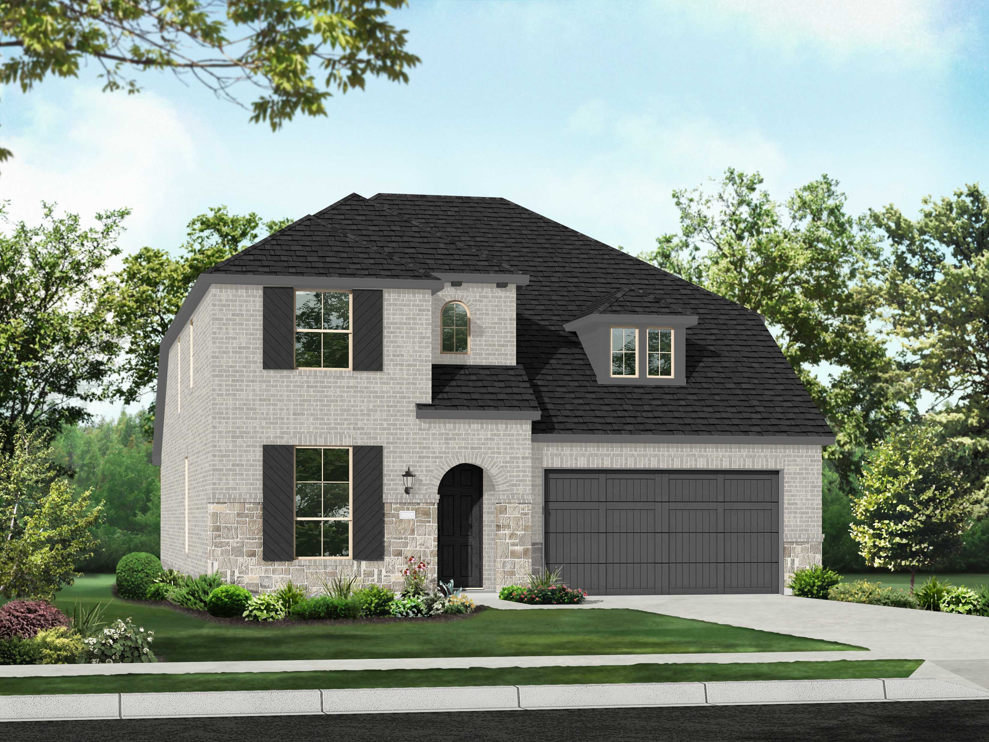 Plan Richmond - Parkside On The River: 50ft. lots: Georgetown, Texas - Highland Homes